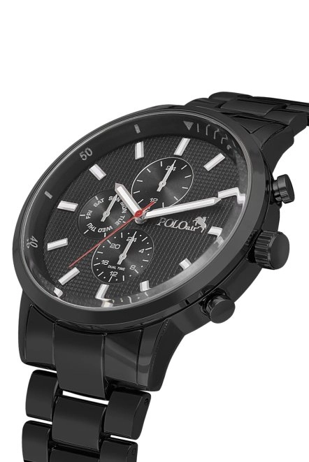 Spor Metal Erkek Kol Saati Siyah Renk Pl-0998E1X Siyah Pl-0998E1X