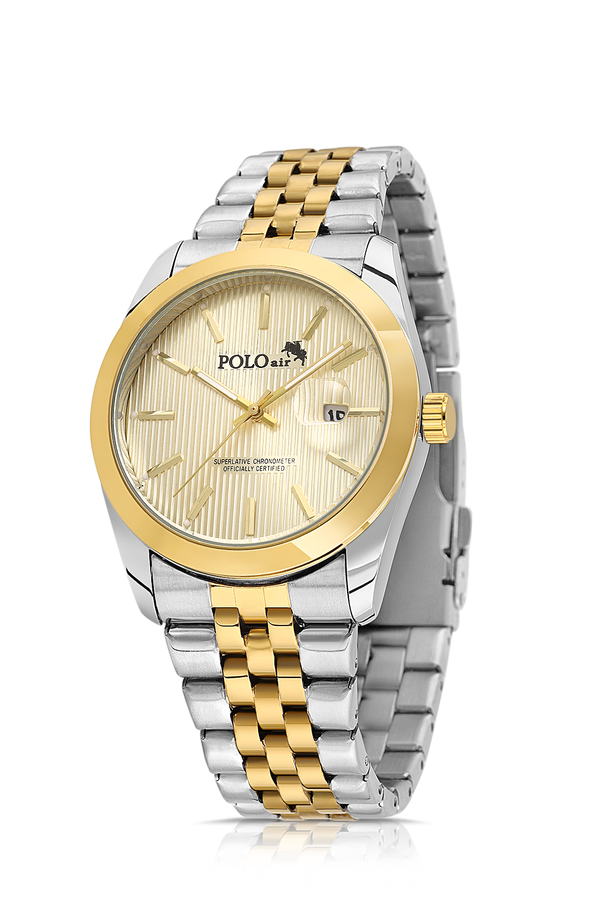 Erkek Kol Saati Cüzdan Kemer Kartlık Çakmak El Çanta Kombin Set Gold Gümüş Renk Pl-7082E9 Altın Pl-7082E9