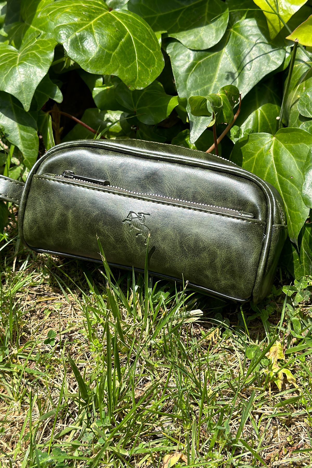 Erkek Kol Saati Cüzdan Kemer Kartlık Çakmak El Çanta Kombin Set Gümüş Yeşil Renk Pl-7082E4 Yeşil Pl-7082E4