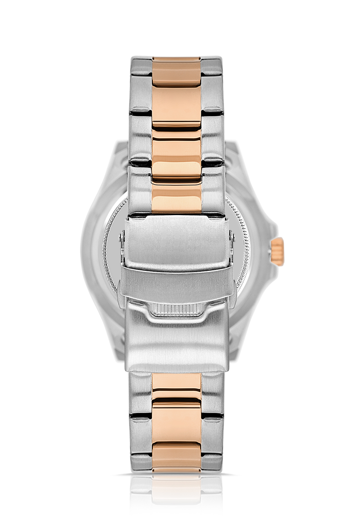 Mercek Takvimli Erkek Kol Saati Kemer Cüzdan Kartlık Parfüm Set Rose Gold Gümüş Kahve Renk Pl-7075E8 Çok Renkli Pl-7075E8