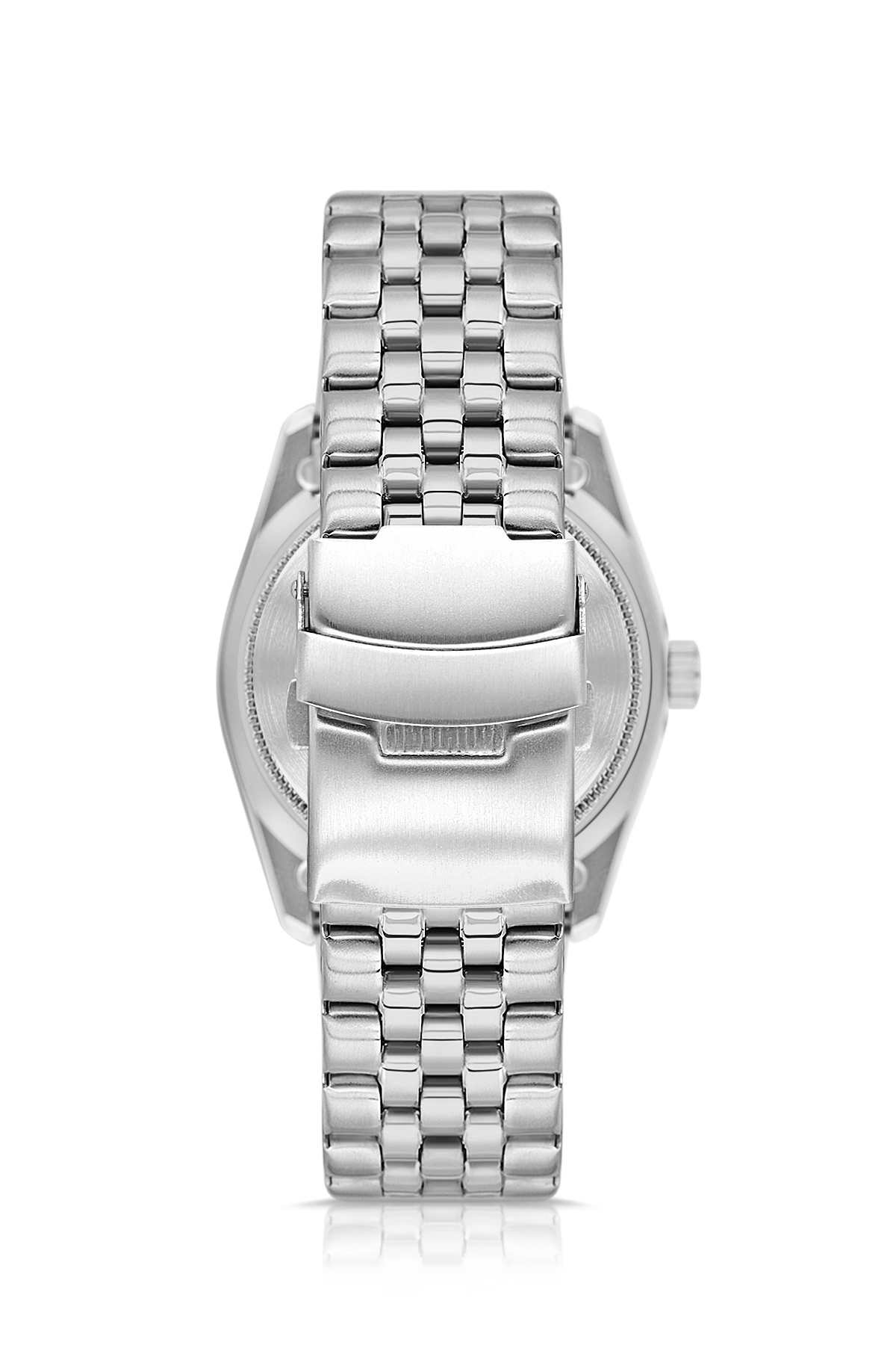 Takvimli Erkek Kol Saati Cüzdan Kemer Kartlık Anahtarlık Çakmak Seti Gümüş Renk Pl-7074E5 Gümüş Pl-7074E5