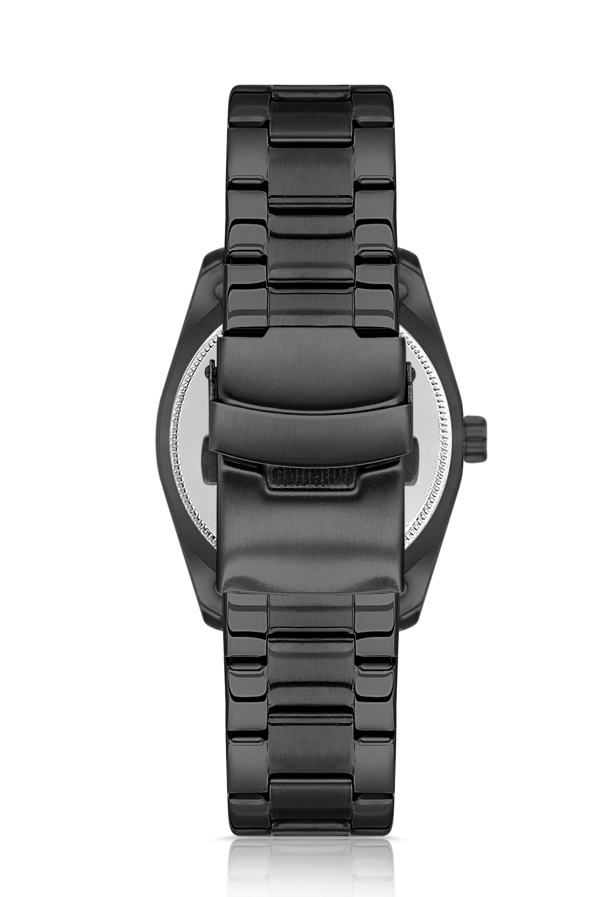 Takvimli Erkek Kol Saati Cüzdan Kemer Kartlık Çakmak Anahtarlık Seti Siyah Yeşil Renk Pl-7076E5 Siyah Pl-7076E5