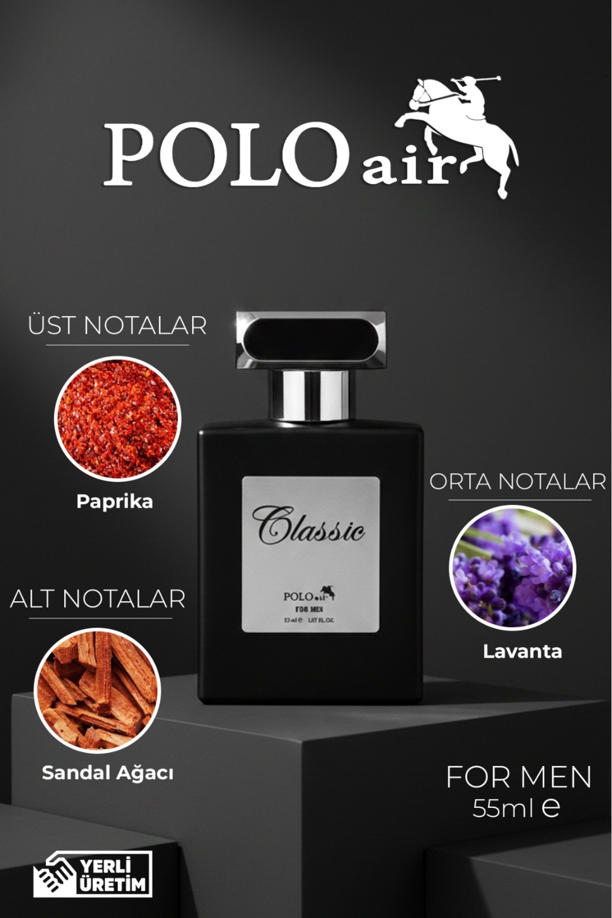 Classic Edp 55 Ml Erkek Parfüm Siyah Renk Plp-Classi̇c-3012  Plp-Classi̇c-3012