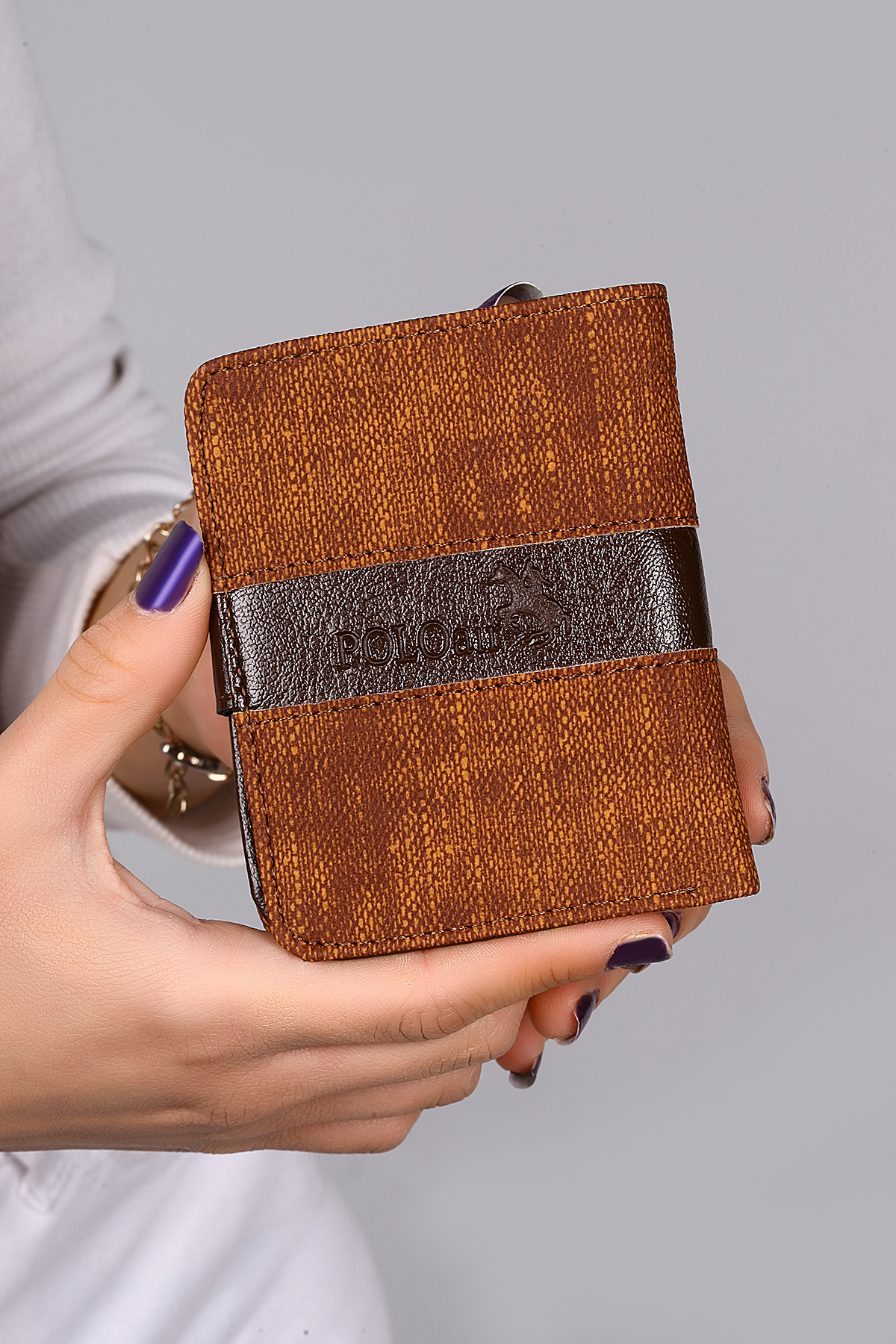 Erkek Kol Saati Cüzdan Kemer Kartlık Anahtarlık Çakmak Hediyelik Kutusunda Taba Set Pl-7042E3 Taba-Gold-Gümüş Pl-7042E3