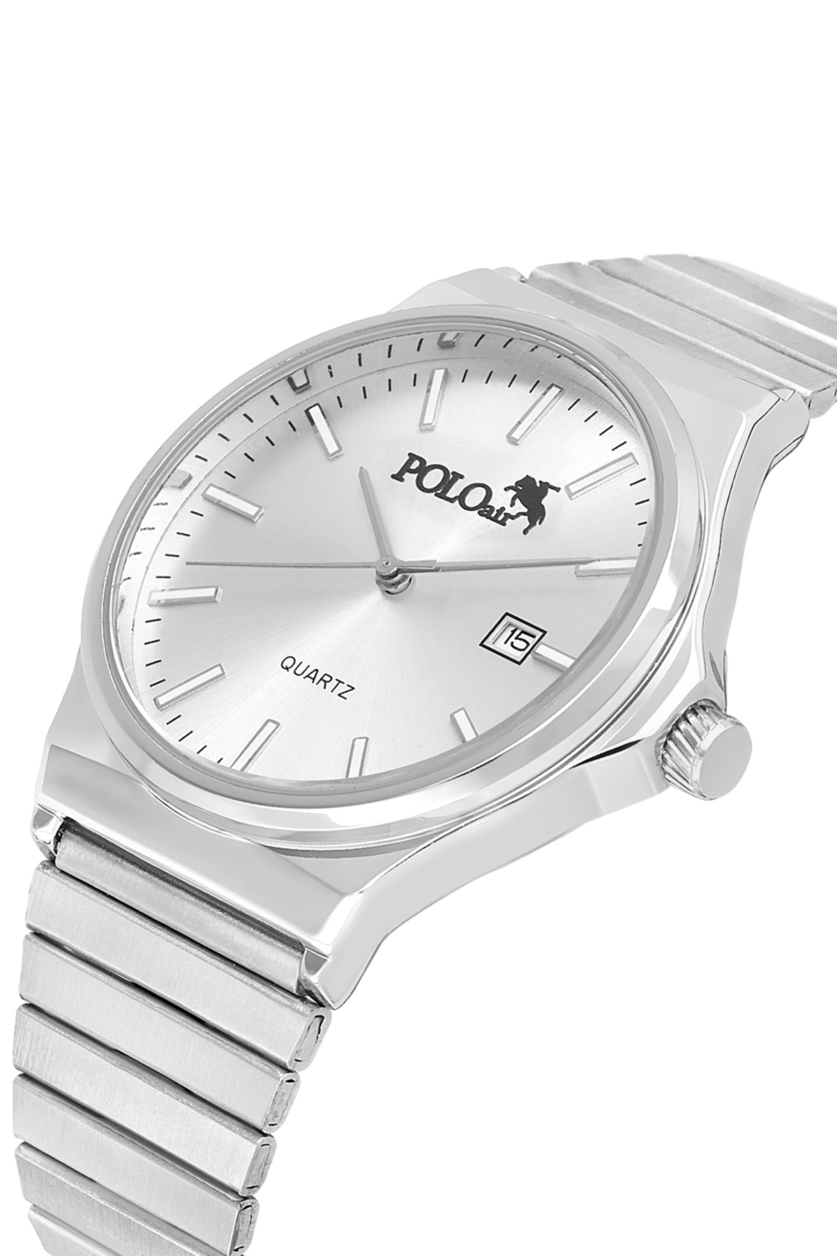 Erkek Kol Saati Cüzdan Kemer Kartlık Anahtarlık Hediyelik Kutusunda Siyah Gümüş Set Pl-7041E3 Gümüş Pl-7041E3