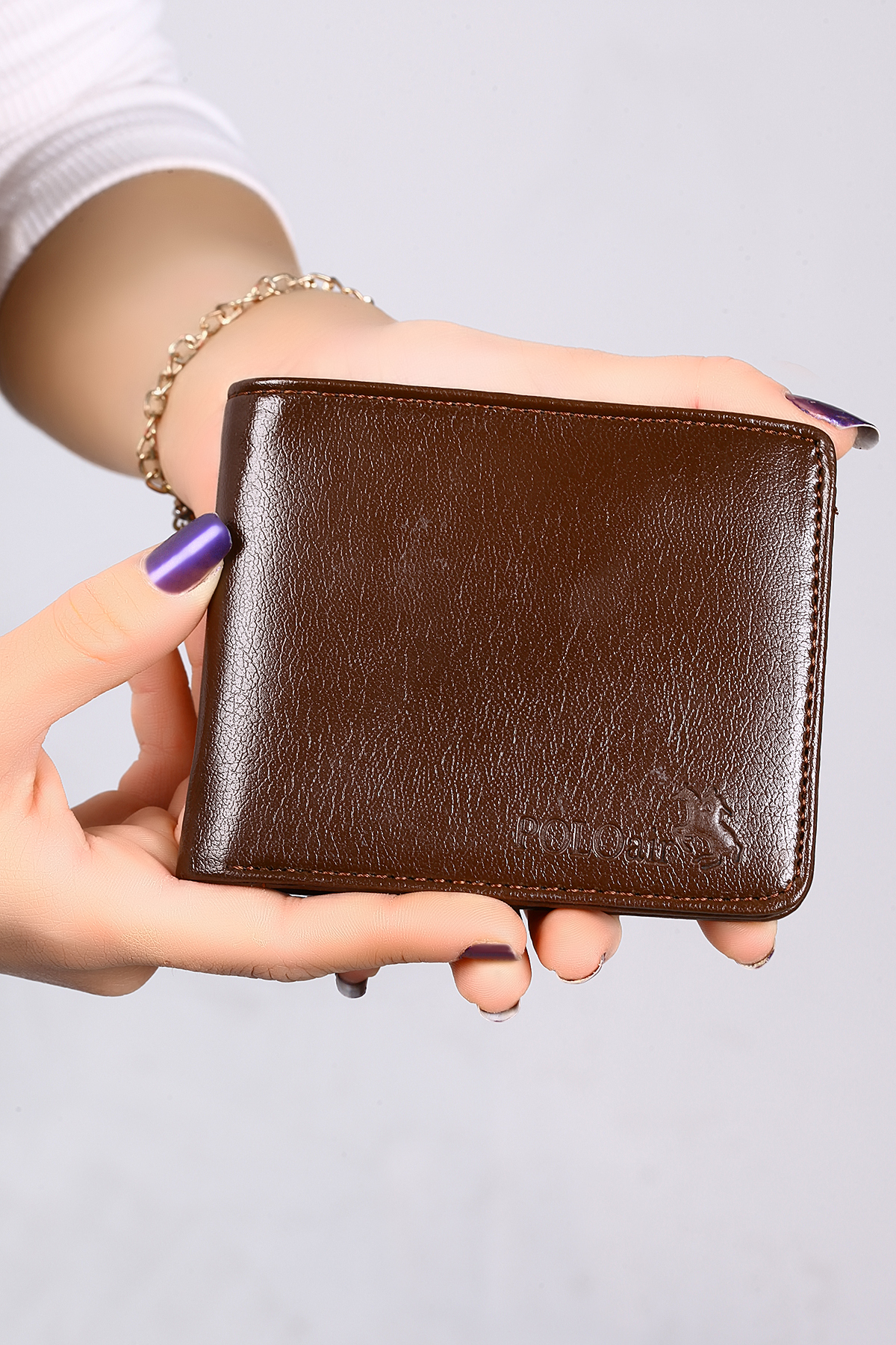 Erkek Kol Saati Cüzdan Kemer Kartlık Parfüm Hediyelik Kutusunda Kahverengi Set Gümüş Renk Pl-7038E3 Gümüş-Kahverengi Pl-7038E3