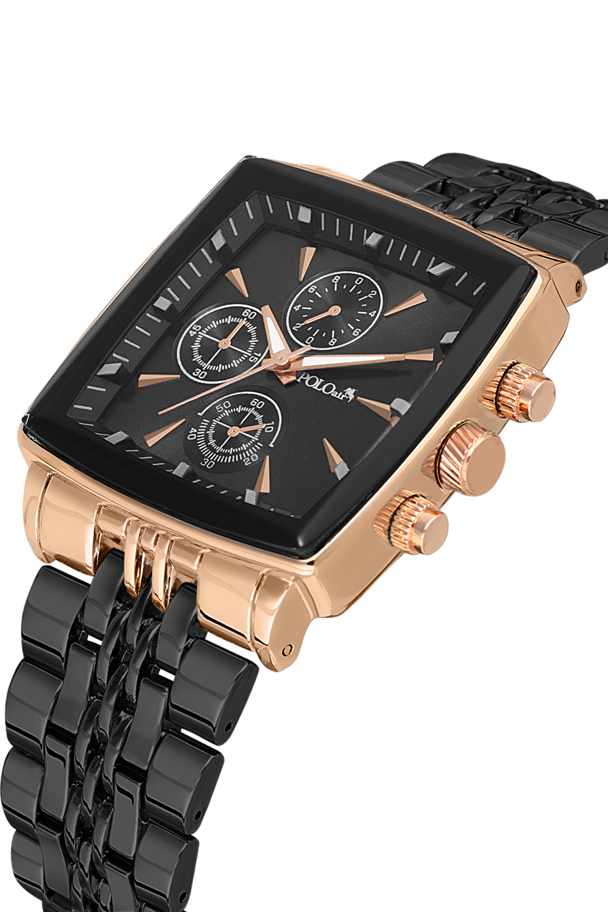 Erkek Kol Saati Kemer Cüzdan Kartlık Çakmak Hediyelik Kutusunda Siyah Bakır Set Pl-7045E6 Siyah Pl-7045E6