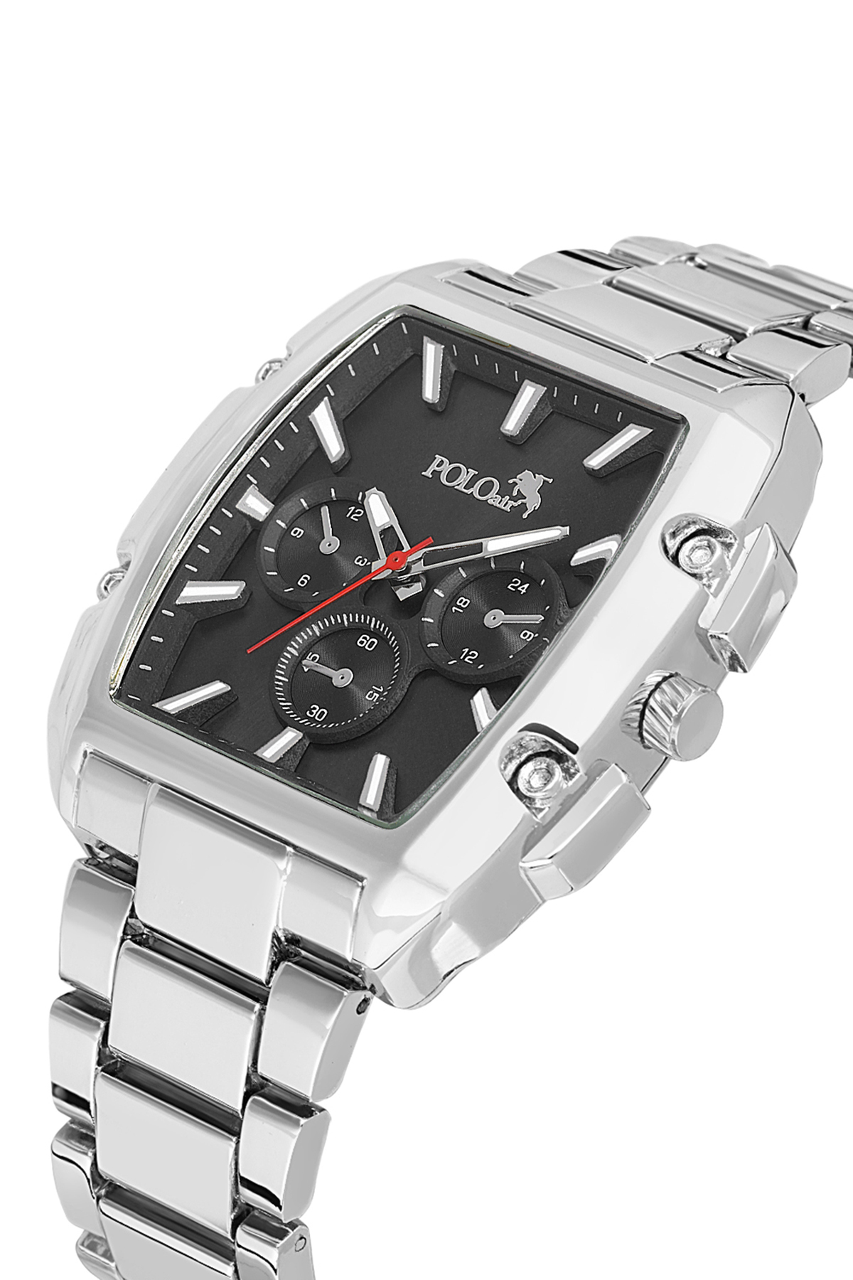 Erkek Kol Saati Kemer Cüzdan Kartlık Çakmaklı Hediyelik Kutusunda Gümüş Siyah Set Pl-7027E5 Siyah - Gümüş Pl-7027E5