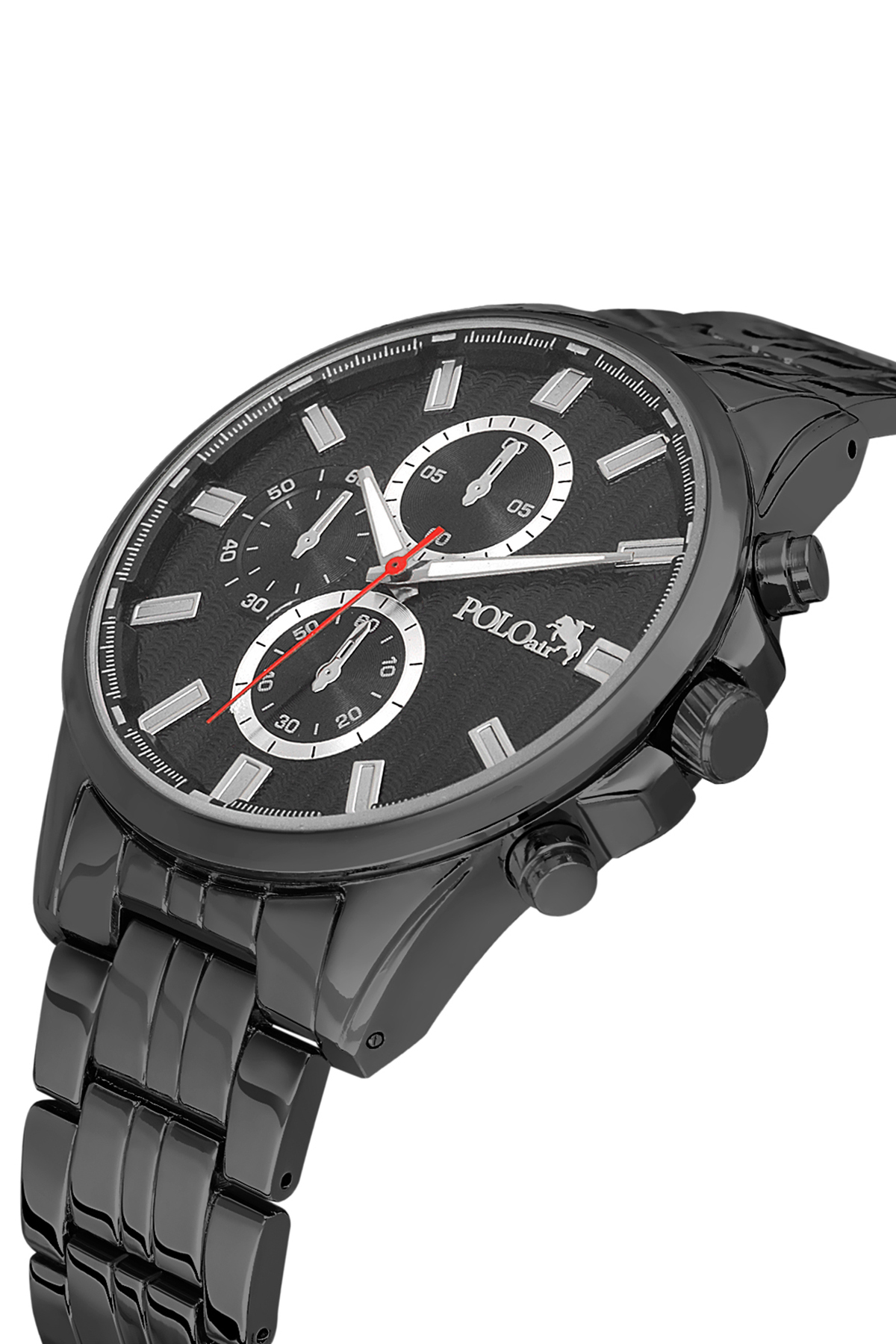 Erkek Kol Saati Kemer Cüzdan Kartlık Çakmaklı Hediyelik Kutusunda Siyah Set Pl-7035E1 Siyah Pl-7035E1