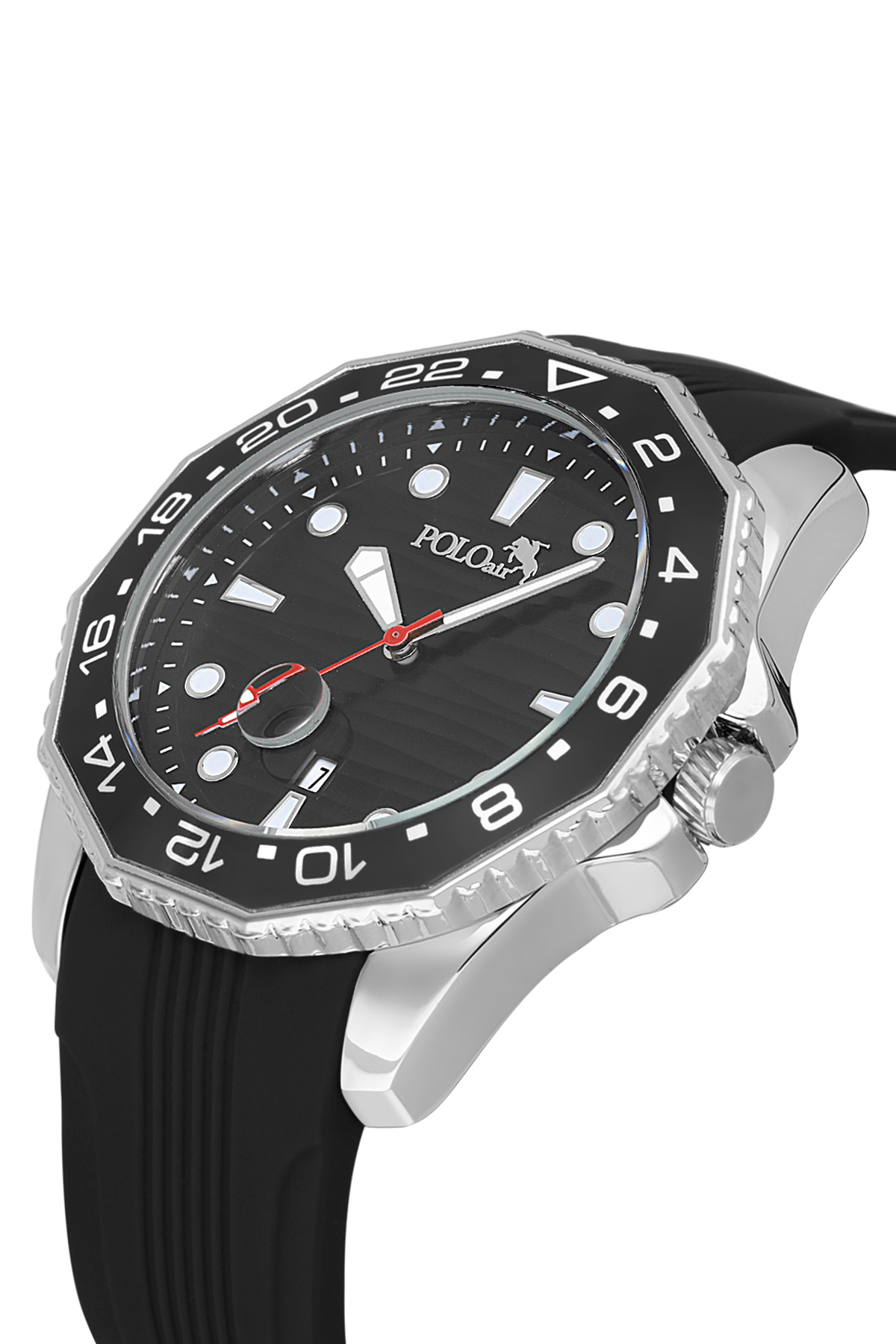 Erkek Kol Saati Kemer Cüzdan Kartlık Parfüm Hediyelik Kutusunda Gümüş Siyah Set Pl-7049E1 Siyah Pl-7049E1