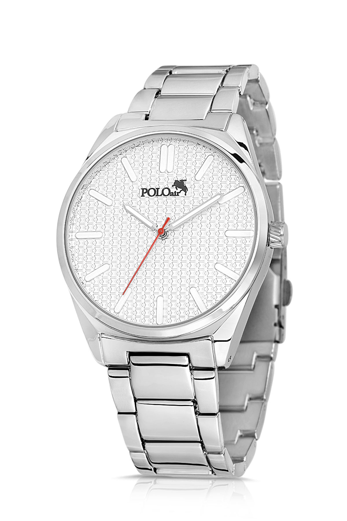 Erkek Kol Saati Kemer Mıknatıslı Cüzdan Çakmak Seti Gümüş Renk Pl-7063E3 Gümüş Pl-7063E3