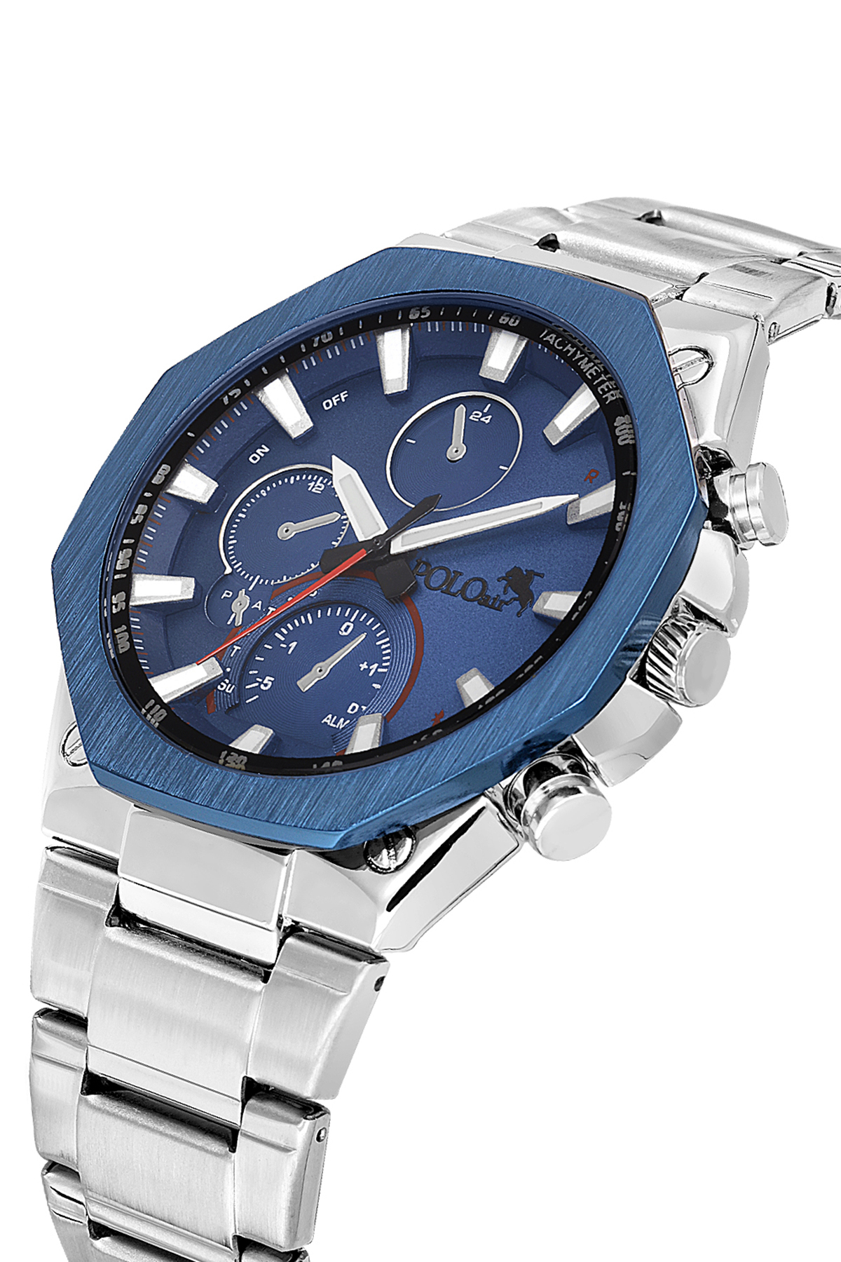 Erkek Kol Saati Parfüm Gözlük Kartlık Anahtarlık Hediyelik Kutusunda Gümüş Lacivert Renk Pl-7067E2 Lacivert-Gümüş Pl-7067E2