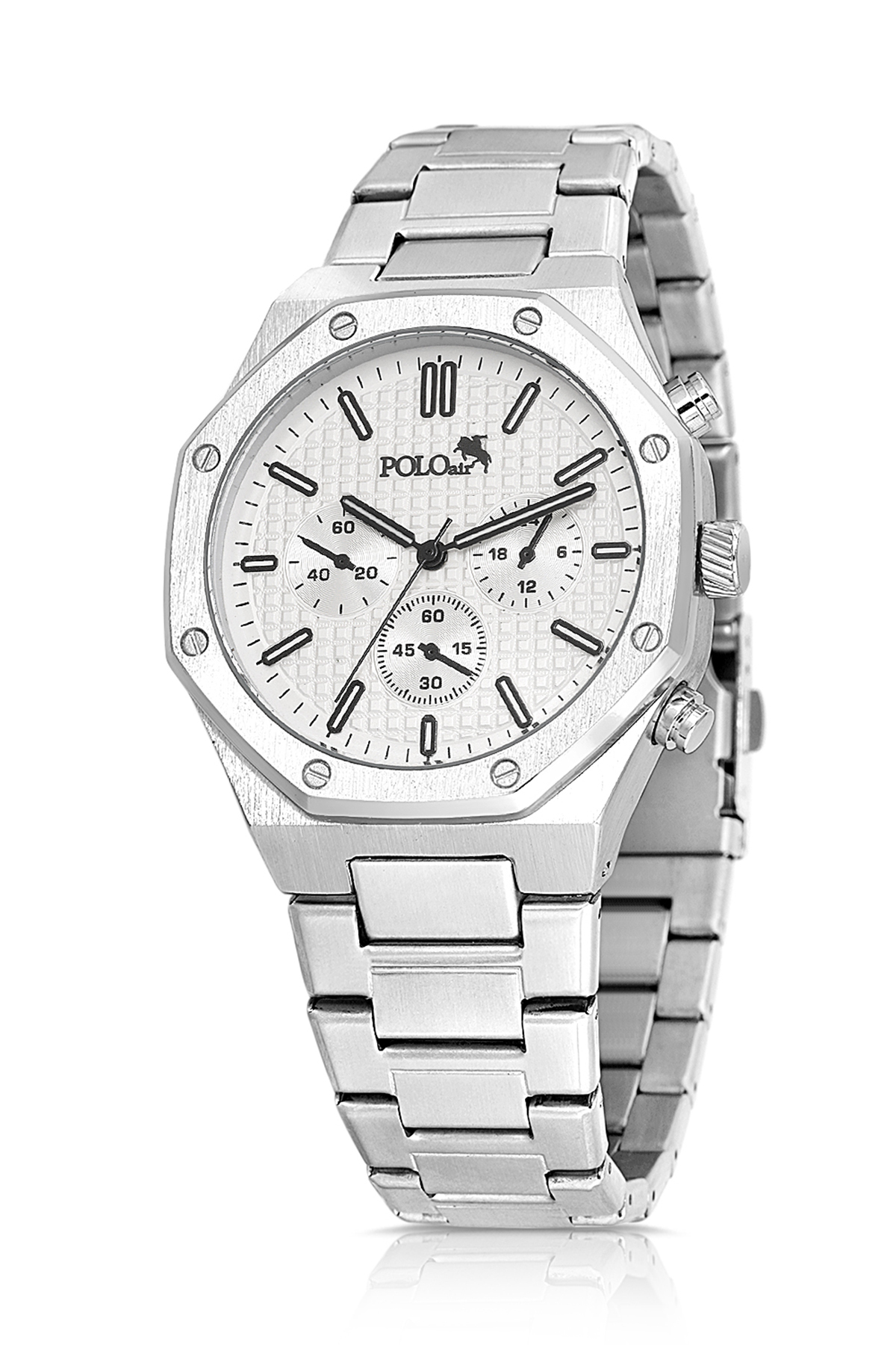 Erkek Kol Saati Parfüm Gözlük Kartlık Anahtarlık Hediyelik Kutusunda Gümüş Renk Pl-7052E4 Gümüş Pl-7052E4