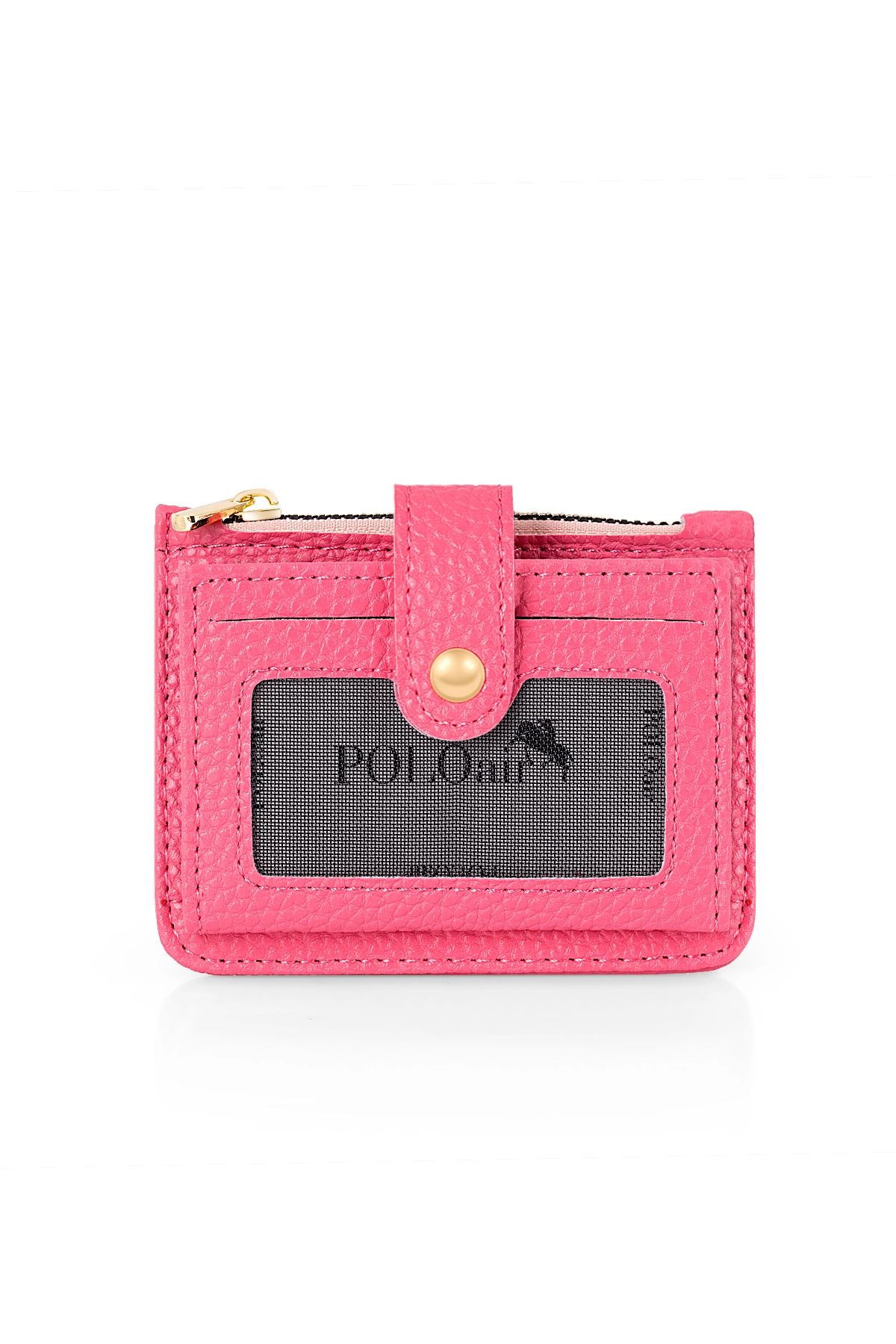 Fermuarlı Akordiyon Model Kartlık Pembe Renk Czn-710-P Pembe Czn-710-P