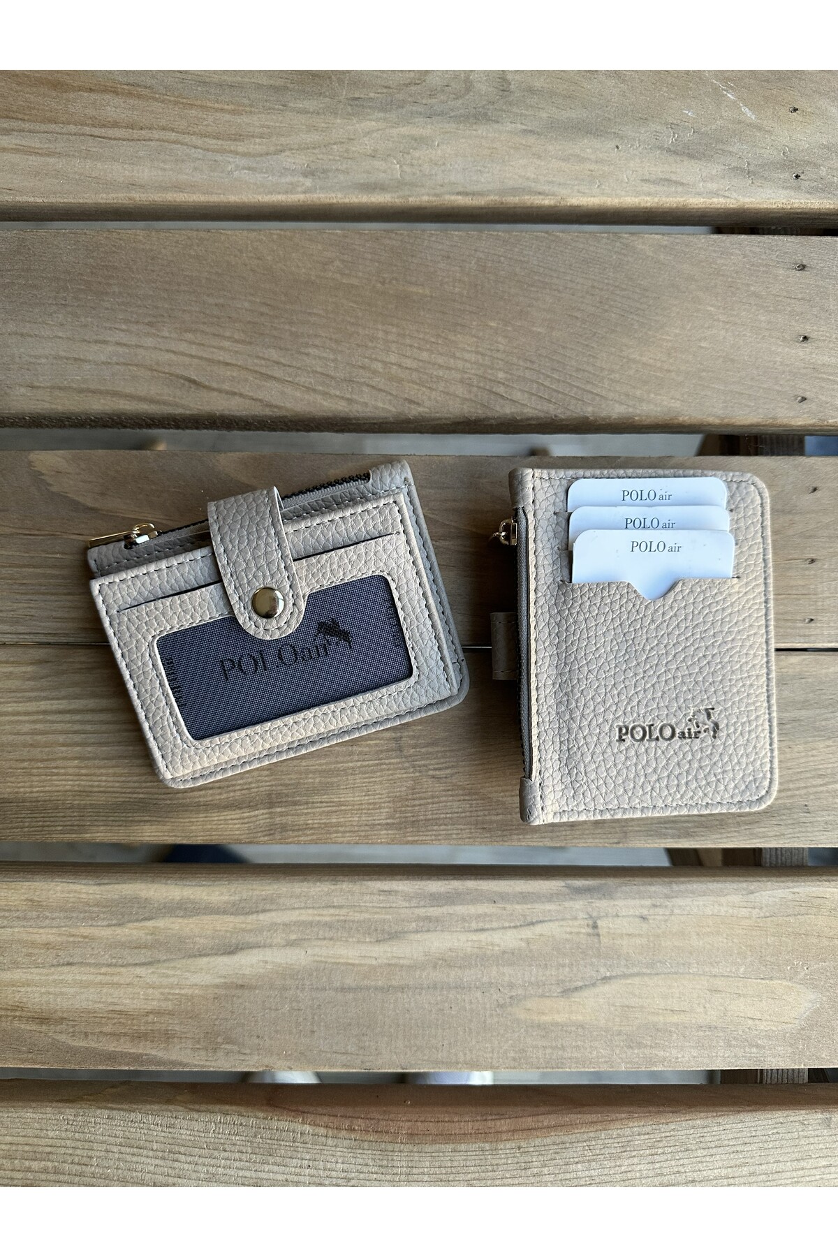 Fermuarlı Akordiyon Model Kartlık Vizon Renk Czn-710-V Bej Czn-710-V