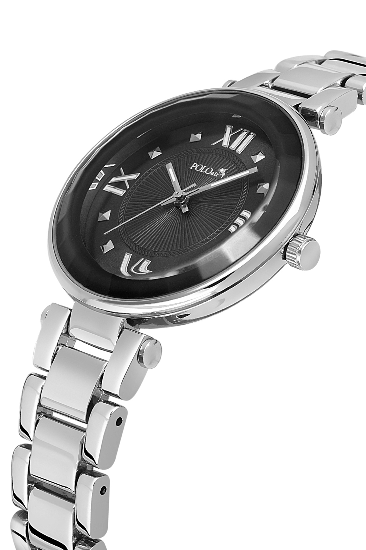 Kadın Kol Saati Ve Smile Figürlü Mantar Tıpalı Özel Notlu Cam Dilek Şişe Gümüş Siyah Renk St-2182S1 Siyah St-2182S1