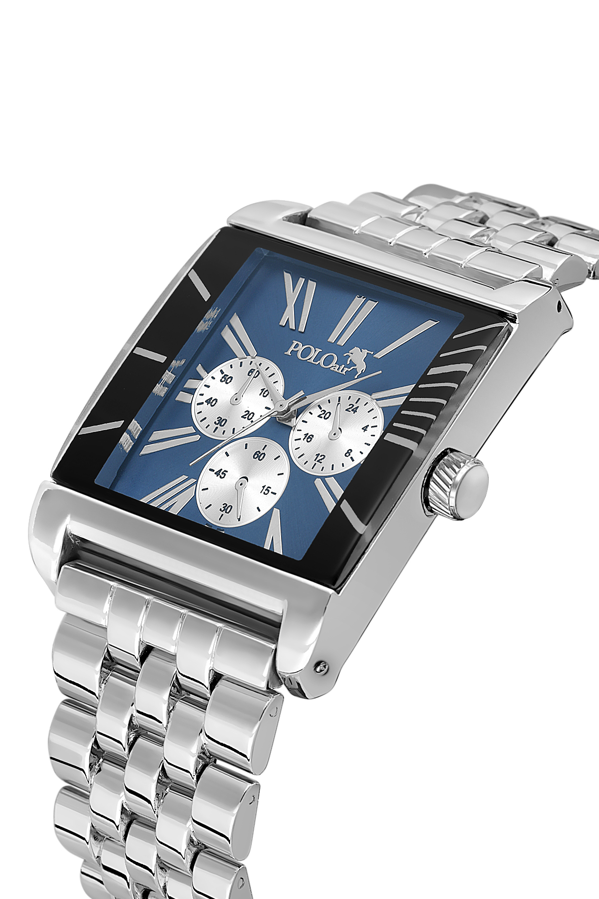 Kare Kasa Klasik Erkek Kol Saati Ve 55 Ml Parfüm Seti Gümüş Lacivert Renk St-5017E2 Lacivert St-5017E2