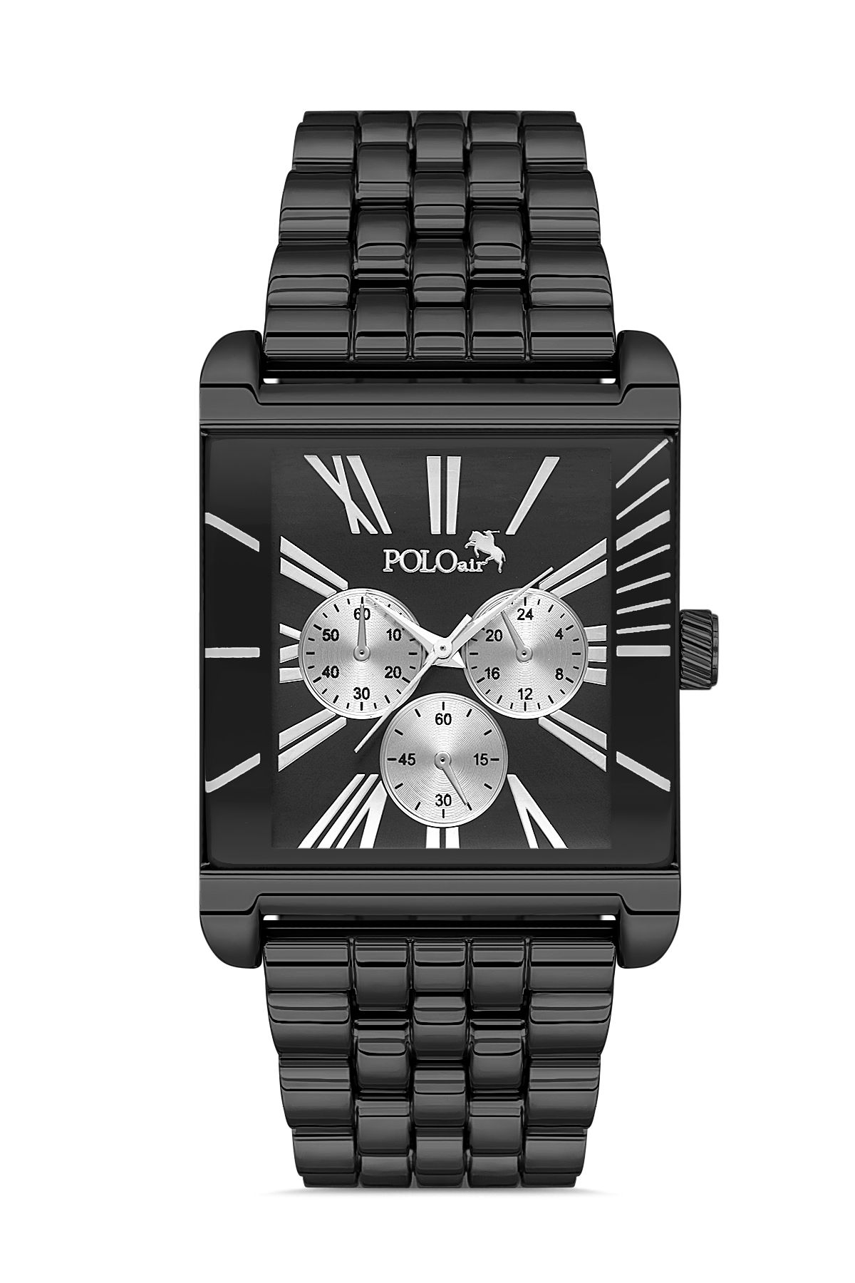 Kare Kasa Klasik Erkek Kol Saati Ve 55 Ml Parfüm Seti Siyah Renk St-5017E1 Siyah St-5017E1