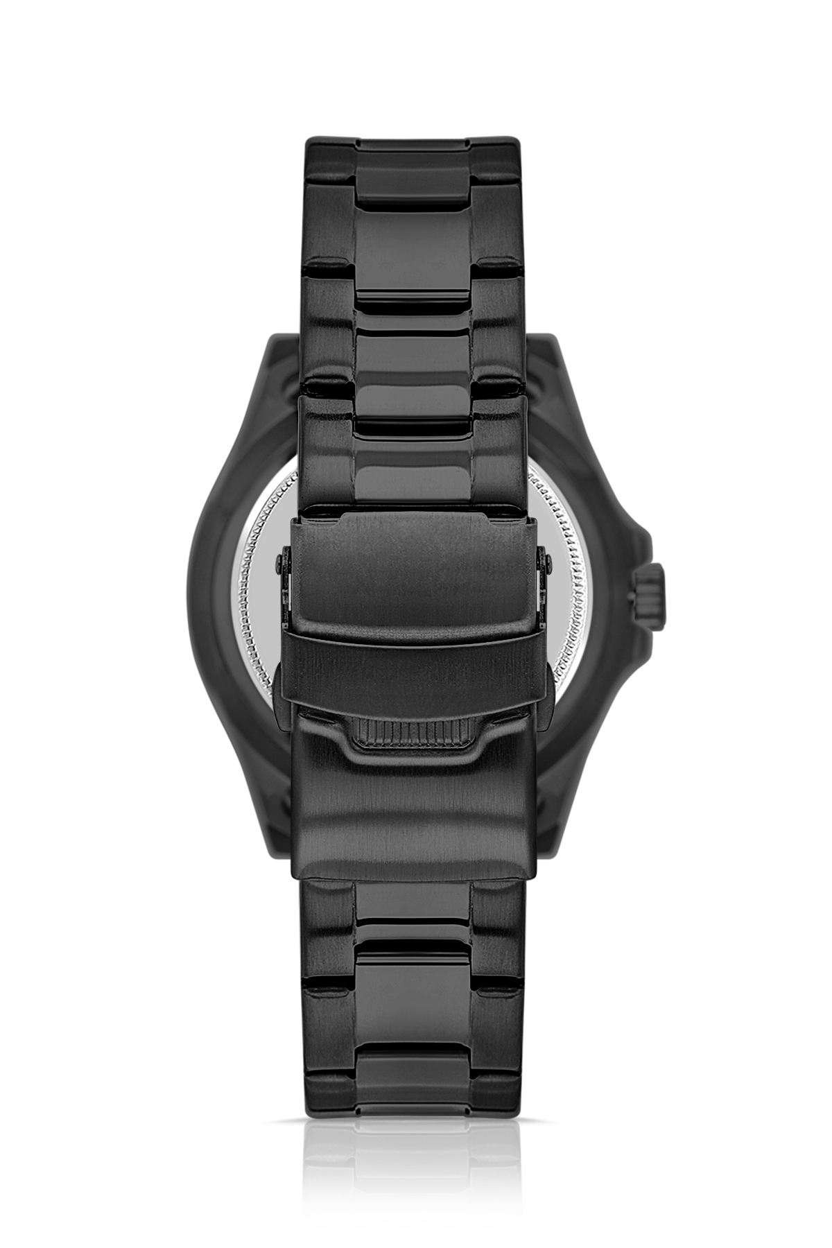 Mercek Takvimli Döner Çerçeve Erkek Kol Saati Siyah Renk Pl-7075E1X Siyah Pl-7075E1X