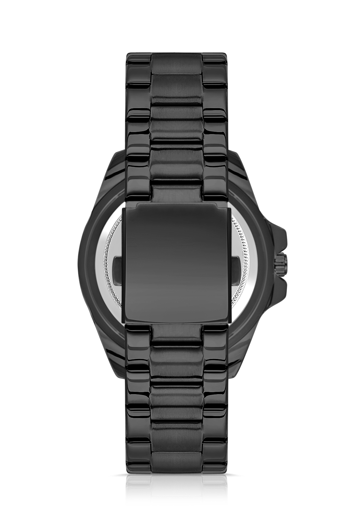 Mercek Takvimli Erkek Kol Saati Ve 55 Ml Parfüm Seti Siyah Renk St-5013E1 Siyah St-5013E1