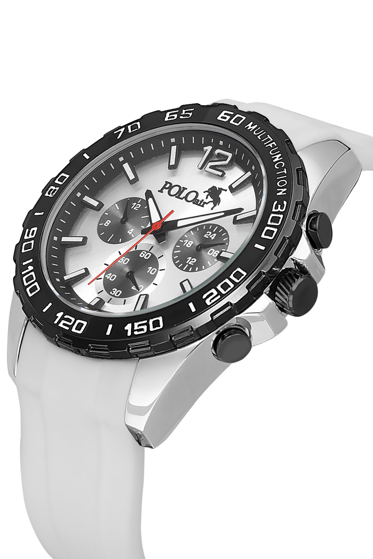 Mıknatıslı Otomatik Mekanizmalı Cüzdan Örgü Esnek Kemer Erkek Kol Saati Beyaz Gümüş Renk Pl-7050E5 Beyaz Pl-7050E5