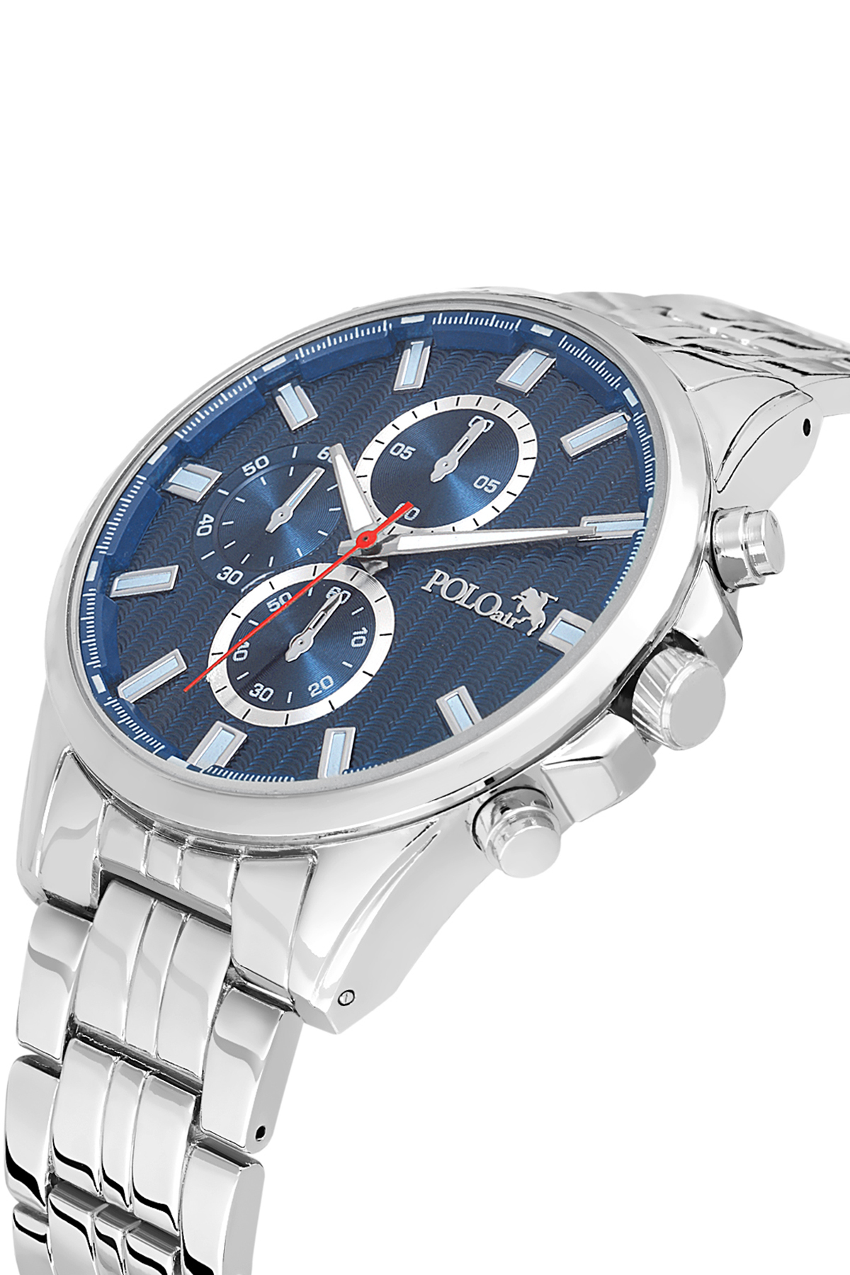 Örgü Esnek Kemer Mıknatıslı Cüzdan Parfümlü Erkek Kol Saati Lacivert Renk Pl-7059E2 Lacivert Pl-7059E2