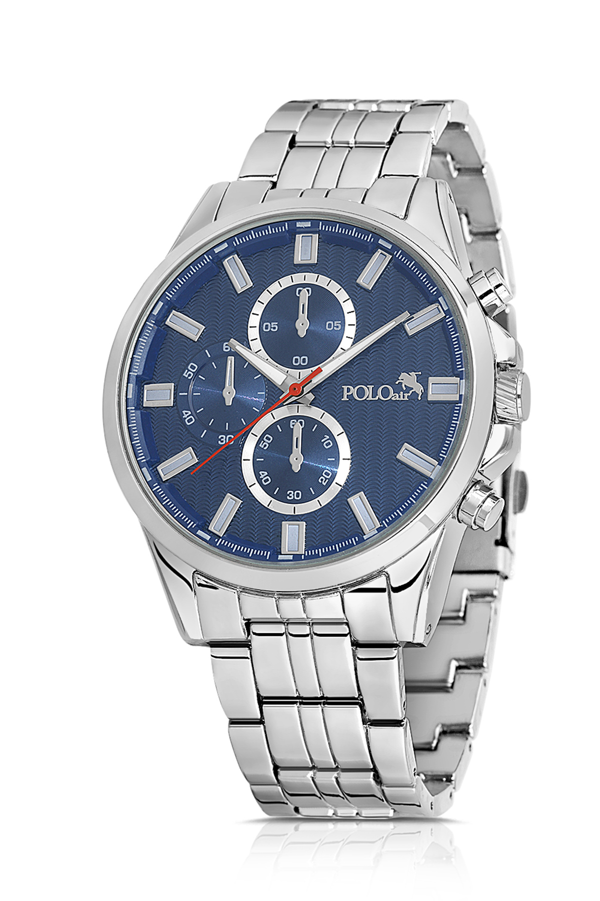 Örgü Esnek Kemer Mıknatıslı Cüzdan Parfümlü Erkek Kol Saati Lacivert Renk Pl-7059E2 Lacivert Pl-7059E2