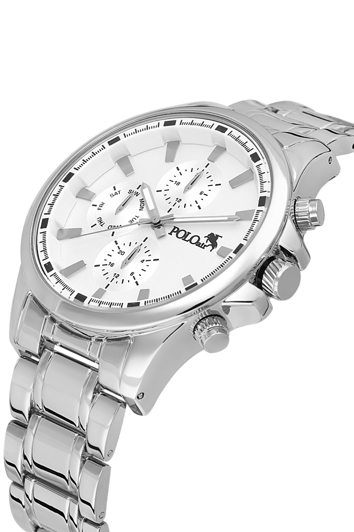 Otomatik Mekanizmalı Cüzdan Esnek Kemer Parfümlü Set Erkek Kol Saati Gümüş Renk Pl-7062E4 Gümüş Pl-7062E4