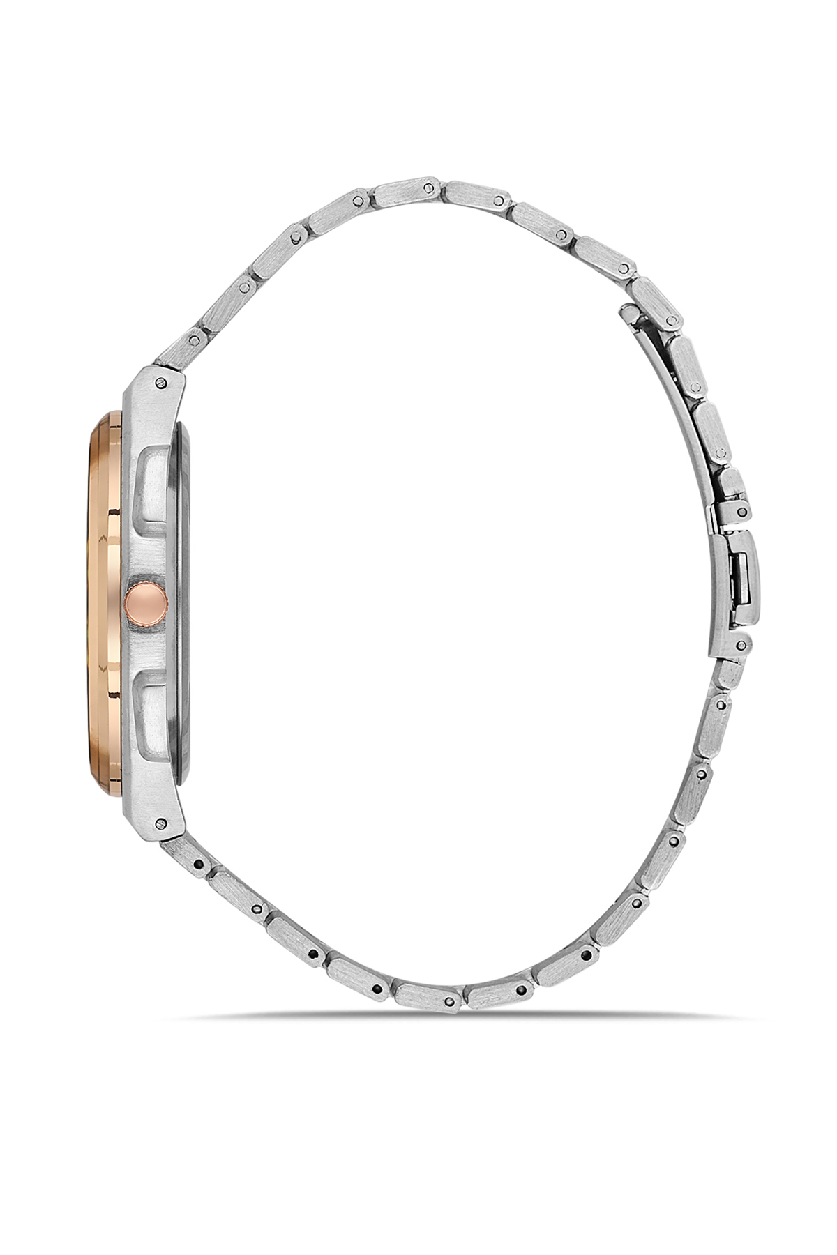 Spor Erkek Kol Saati Ve Parfüm Hediyelik Kutusunda Set Gümüş Kahve Bakır Renk St-5002E4 Çok Renkli St-5002E4