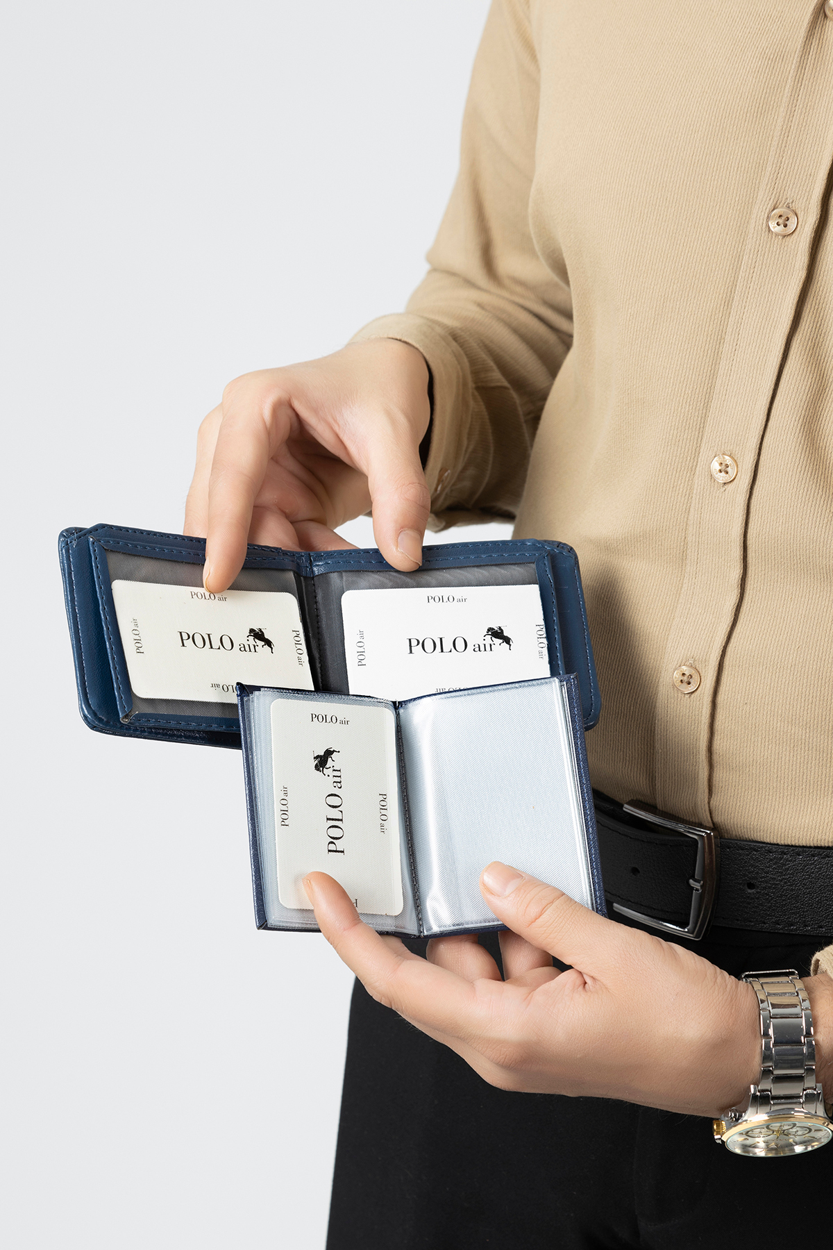 Takvimli Erkek Kol Saati Cüzdan Kemer Kartlık Anahtarlık Hediyelik Kutusunda Lacivert Set Pl-7041E2 Lacivert Pl-7041E2