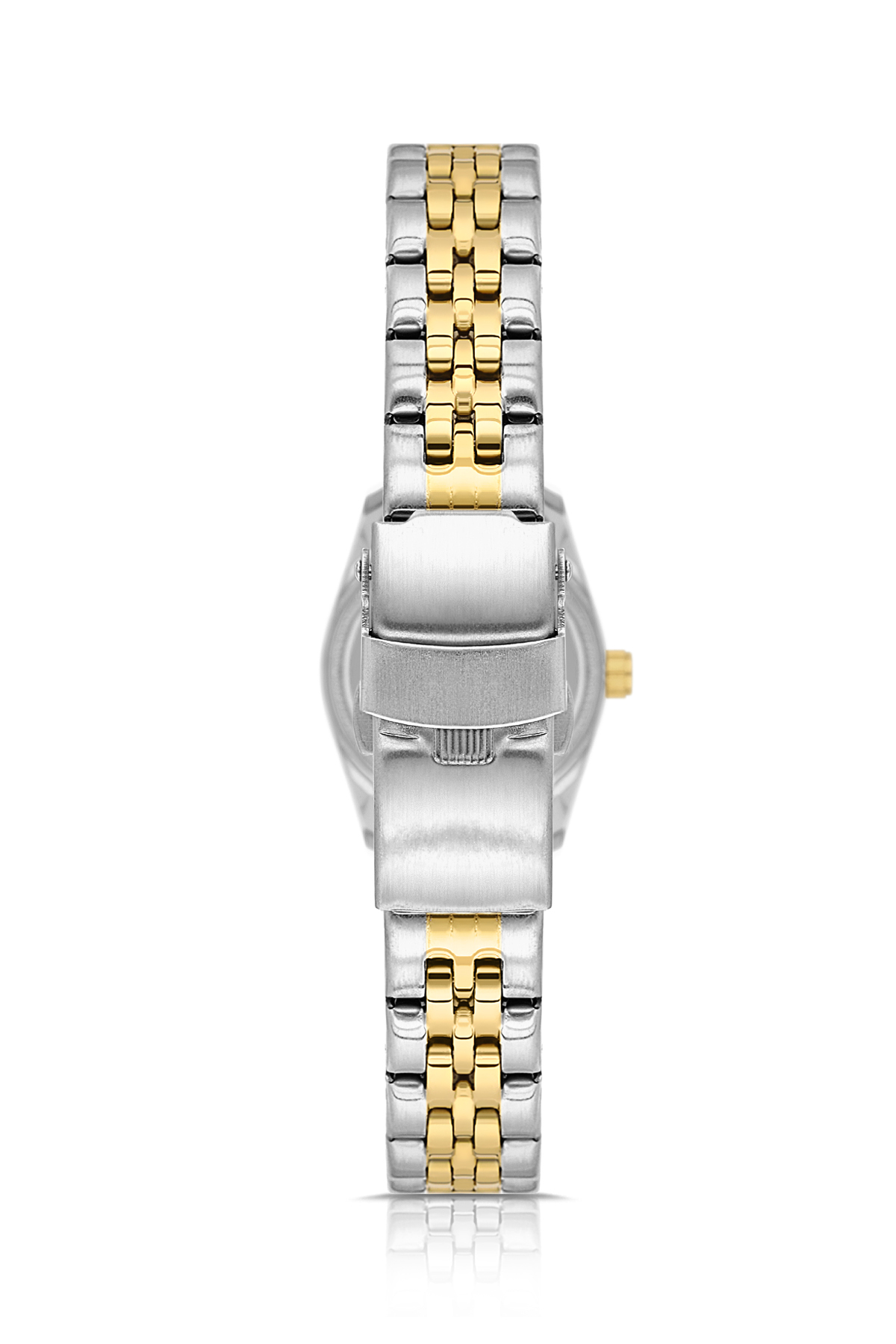 Takvimli Kadın Kol Saati Gold Gümüş Renk Pl-1594B3X Altın Pl-1594B3X