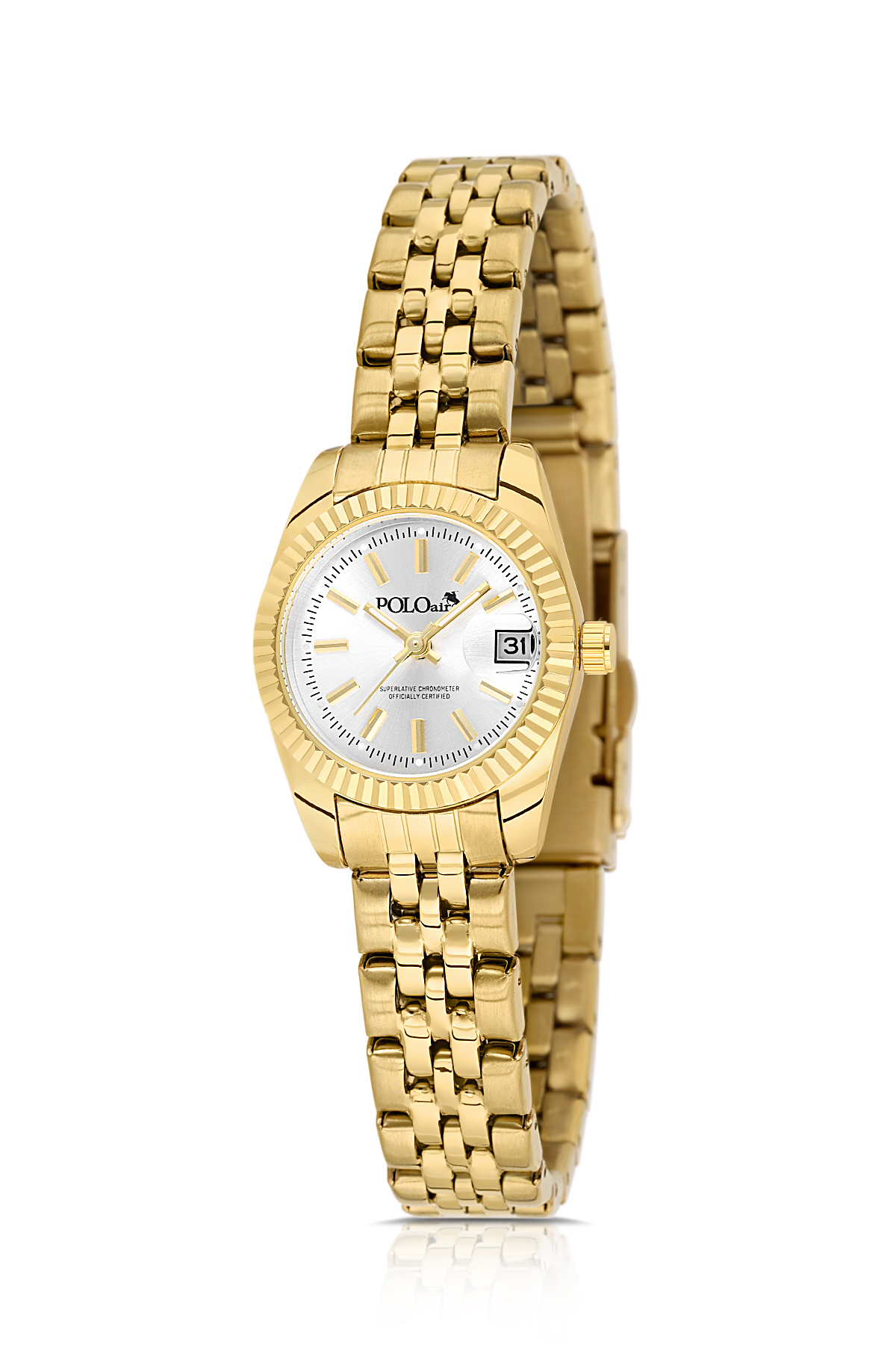 Takvimli Kadın Kol Saati Gold Renk Pl-1594B1X Altın Pl-1594B1X