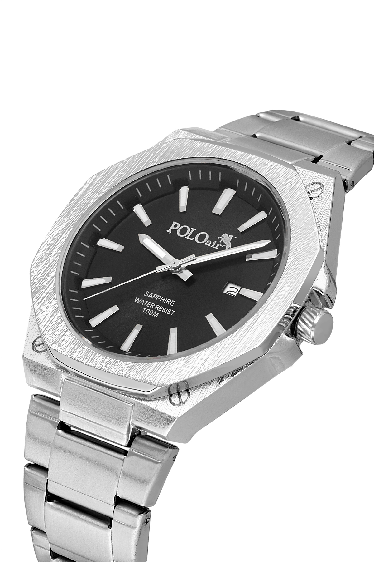 Takvimli Klasik Erkek Kol Saati Gümüş Siyah Renk Pl-7071E1X Siyah Pl-7071E1X 