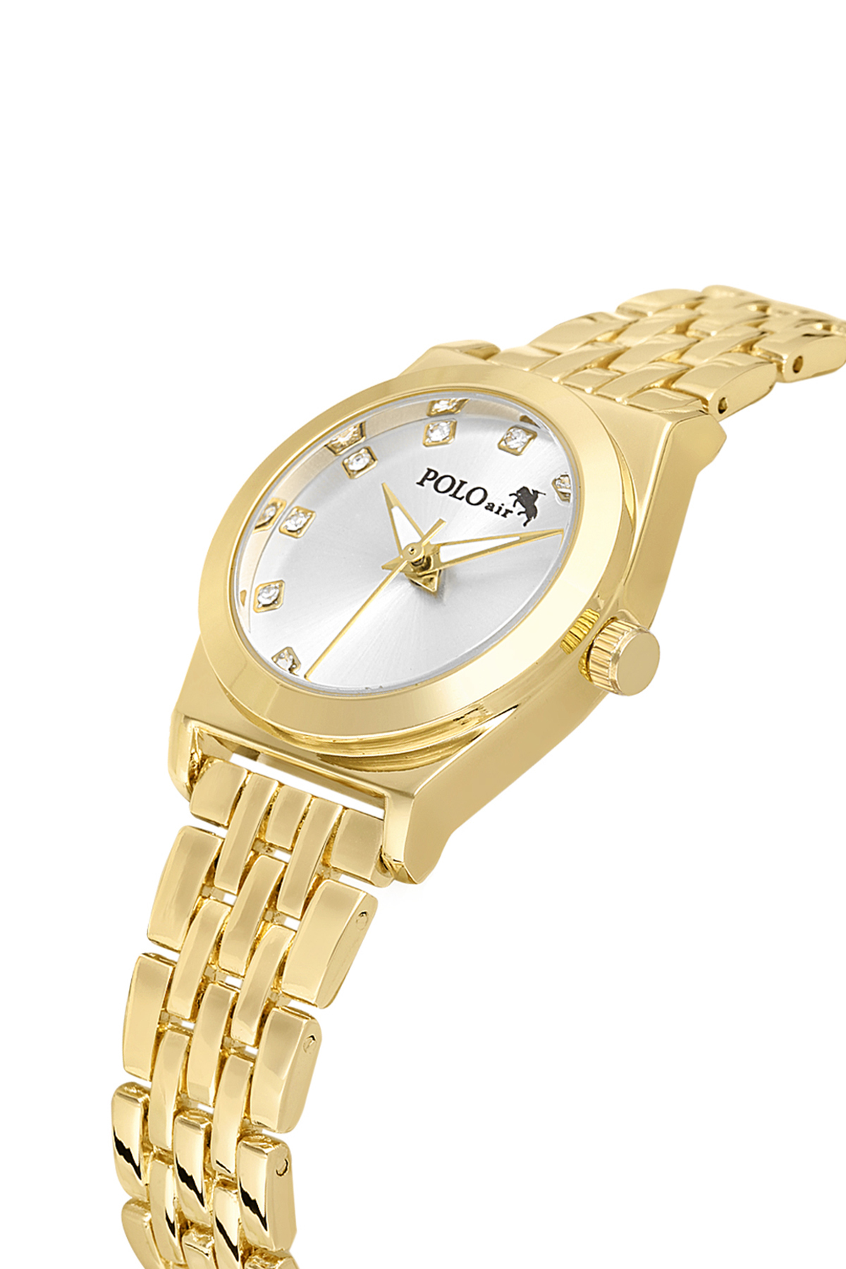 Zarif Kadın Kol Saati Ve Smile Figürlü Özel Notlu Cam Dilek Şişe Seti Gold Renk St-2184S1 Altın St-2184S1