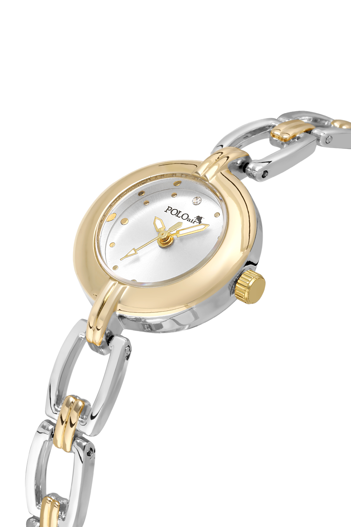 Zincir Kordon Zarif Kadın Kol Saati Gold Gümüş Renk Pl-1591B3X Altın Pl-1591B3X