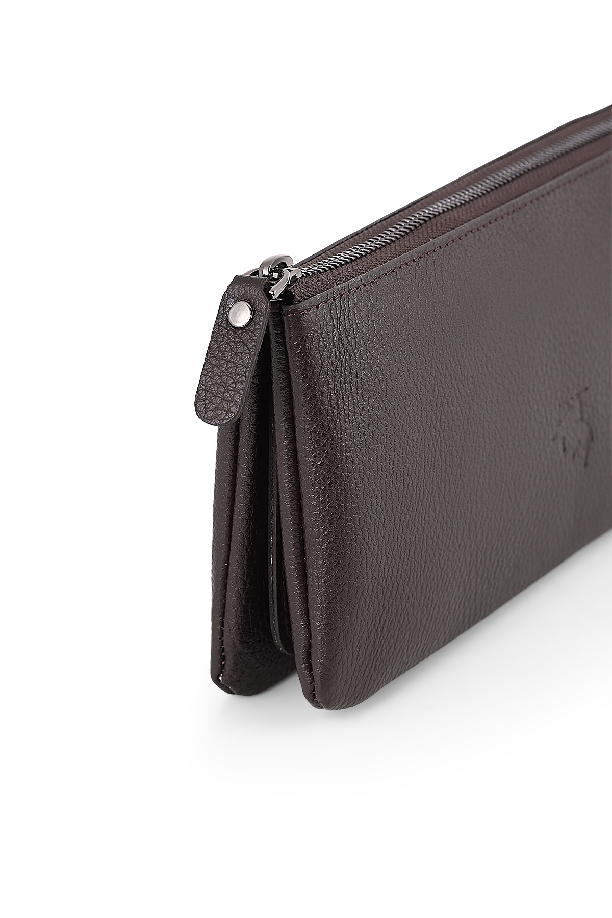 %100 Hakiki Deri Erkek El Ve Bilek Çantası Kahverengi Renk Çanta Etn-50-K Kahverengi Etn-50-K