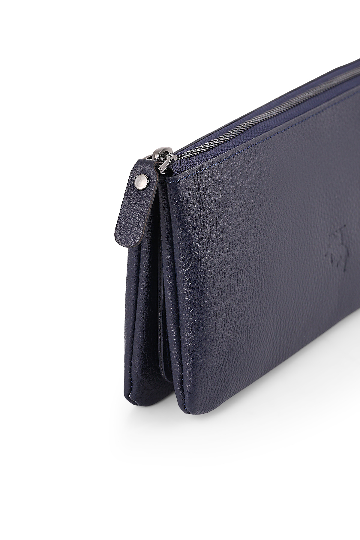 %100 Hakiki Deri Erkek El Ve Bilek Çantası Lacivert Renk Çanta Etn-50-L Lacivert Etn-50-L