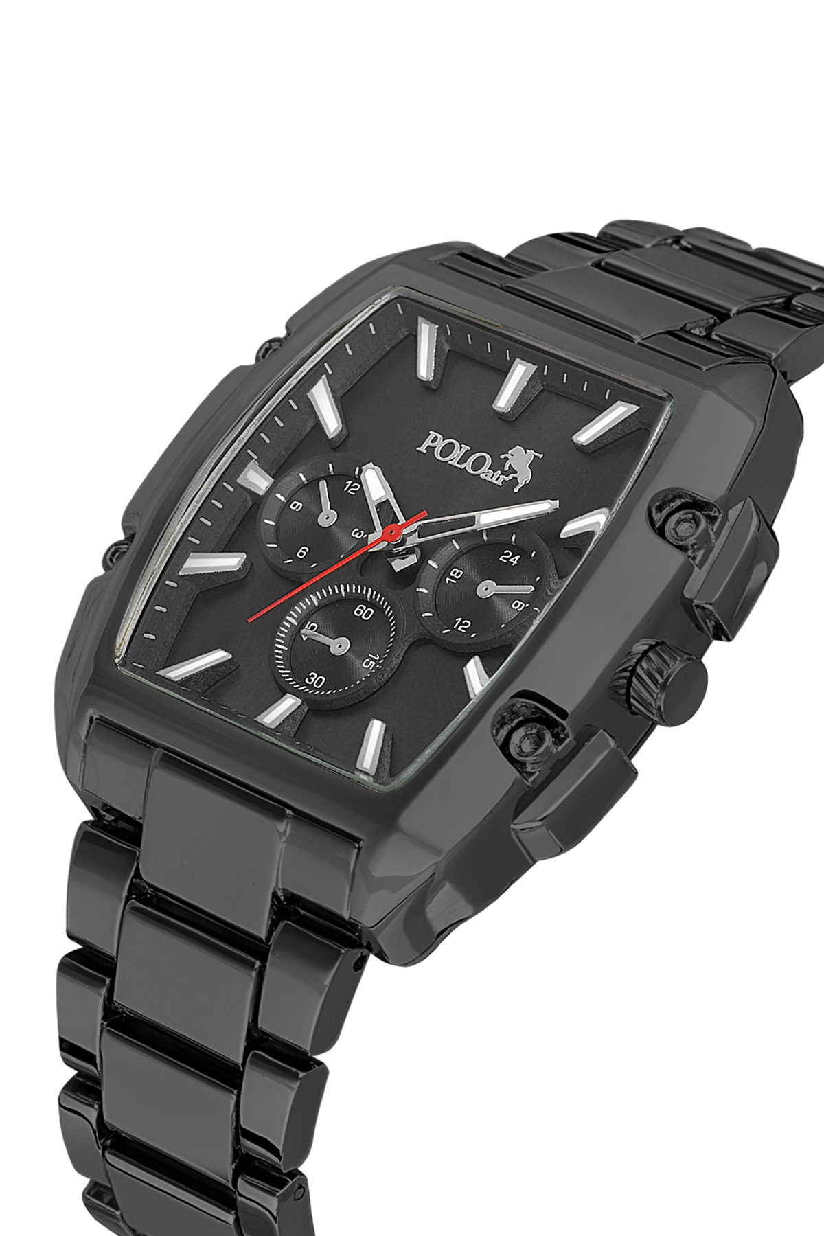 Dikdörtgen Kasa Erkek Kol Saati Siyah Renk Pl-7027E1X Siyah Pl-7027E1X