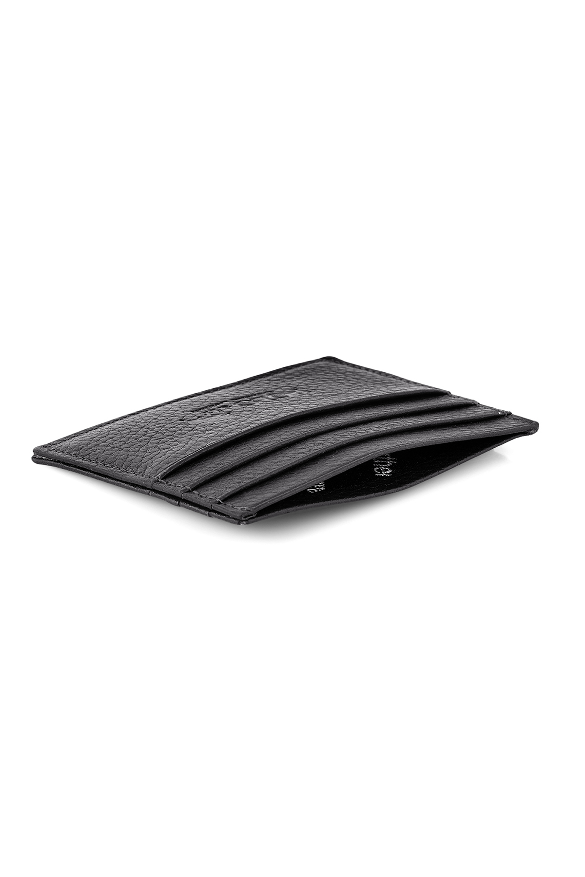 Erkek %100 Hakiki Deri Cüzdan Kartlık Kemer Kombin Set Siyah Renk M-8003-S Siyah M-8003-S