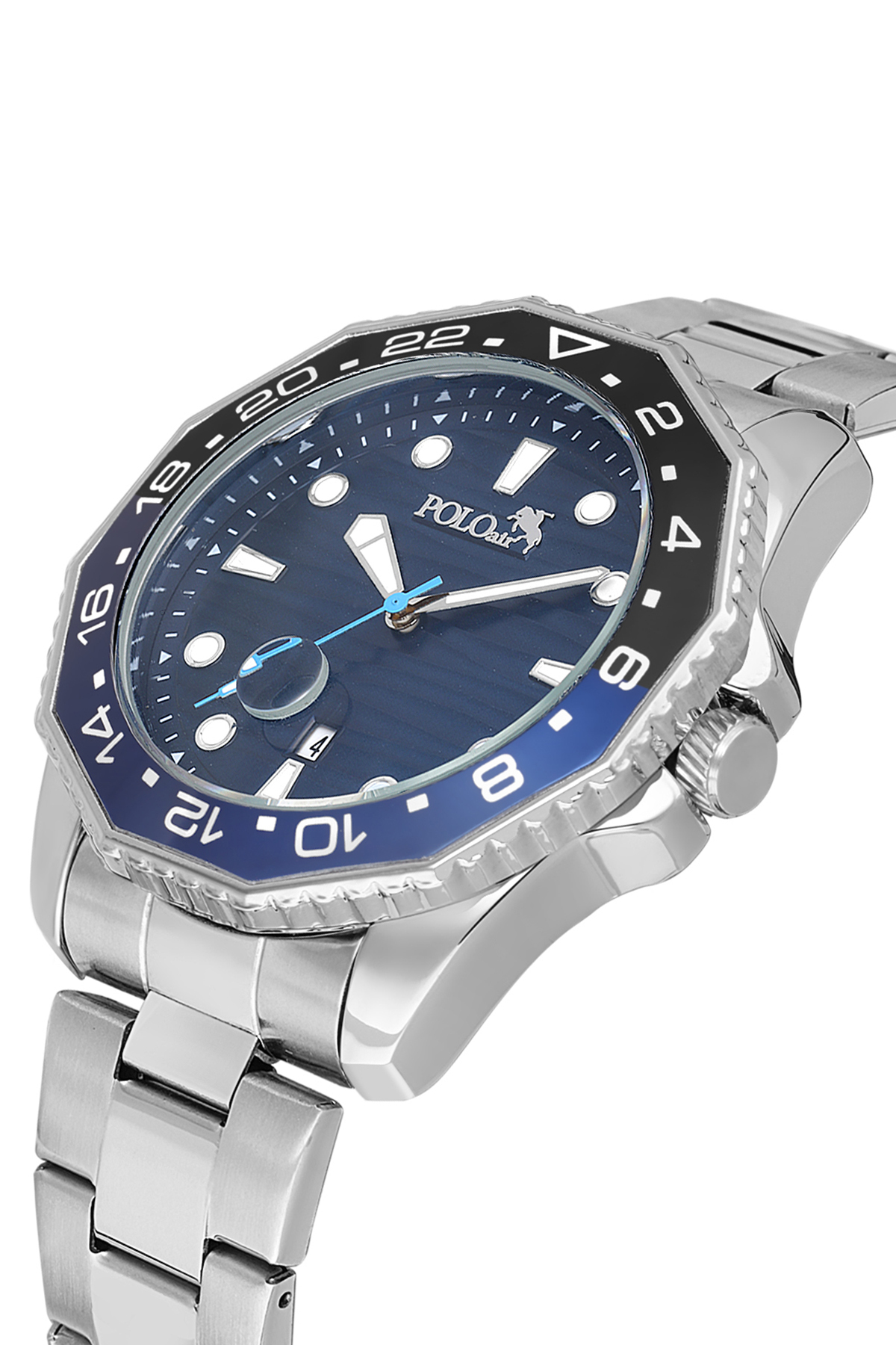 Erkek Kol Saati Kemer Cüzdan Kartlık Anahtarlık Çakmak Hediyelik Kutusunda Lacivert Set Pl-7047E2 Lacivert-Gümüş Pl-7047E2