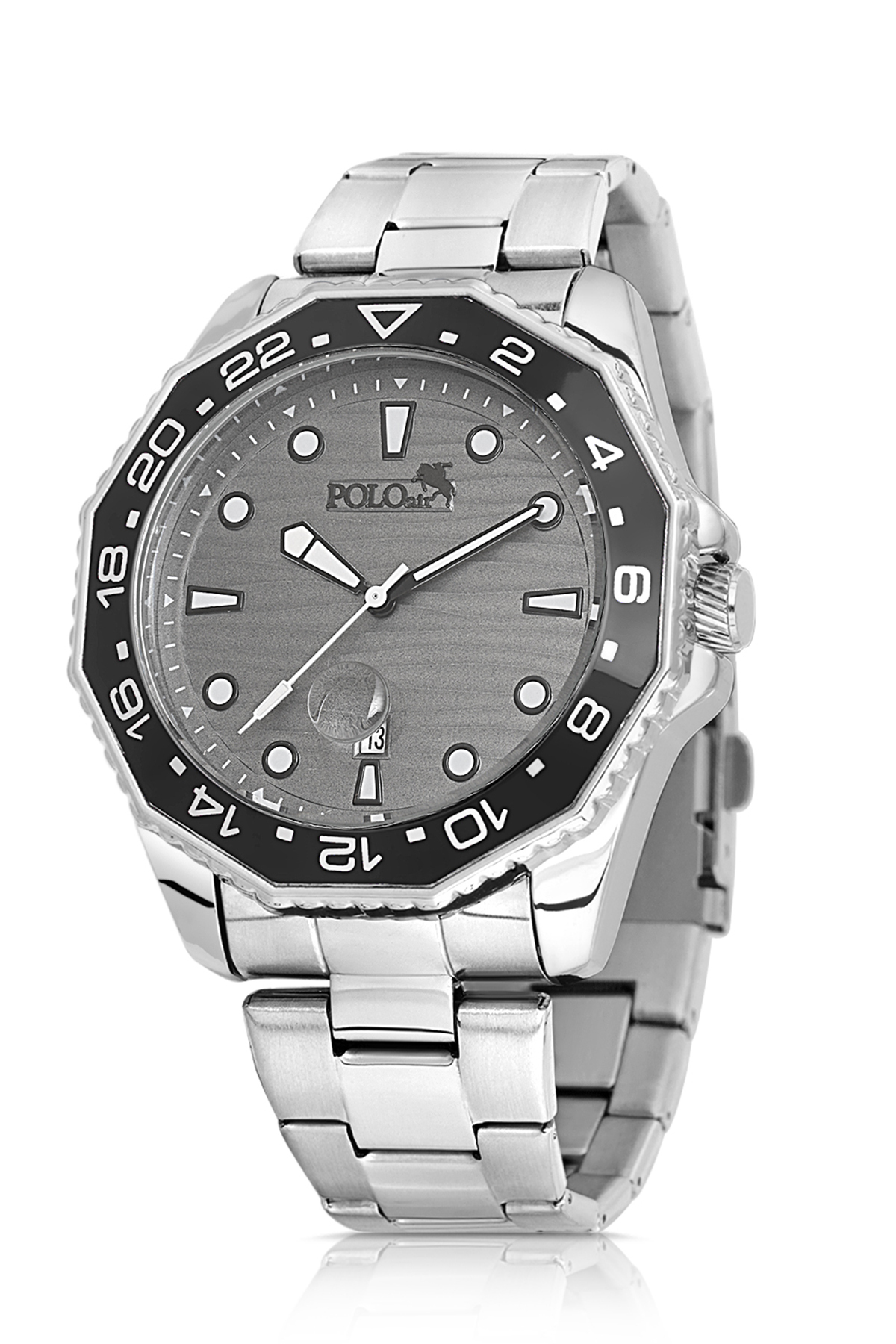 Erkek Kol Saati Kemer Cüzdan Kartlık Anahtarlık Çakmak Hediyelik Kutusunda Siyah Set Pl-7047E4 Siyah Pl-7047E4