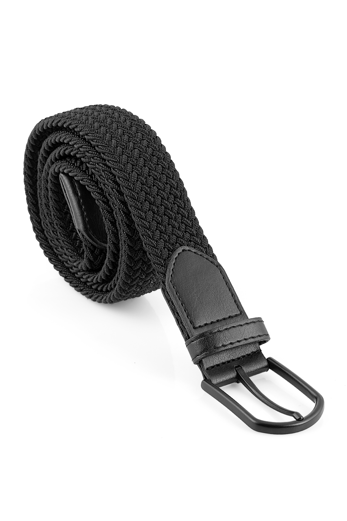 Esnek Kemer Mıknatıslı Cüzdan Çakmaklı Erkek Kombin Set Siyah Renk Cm-05-S Siyah Cm-05-S