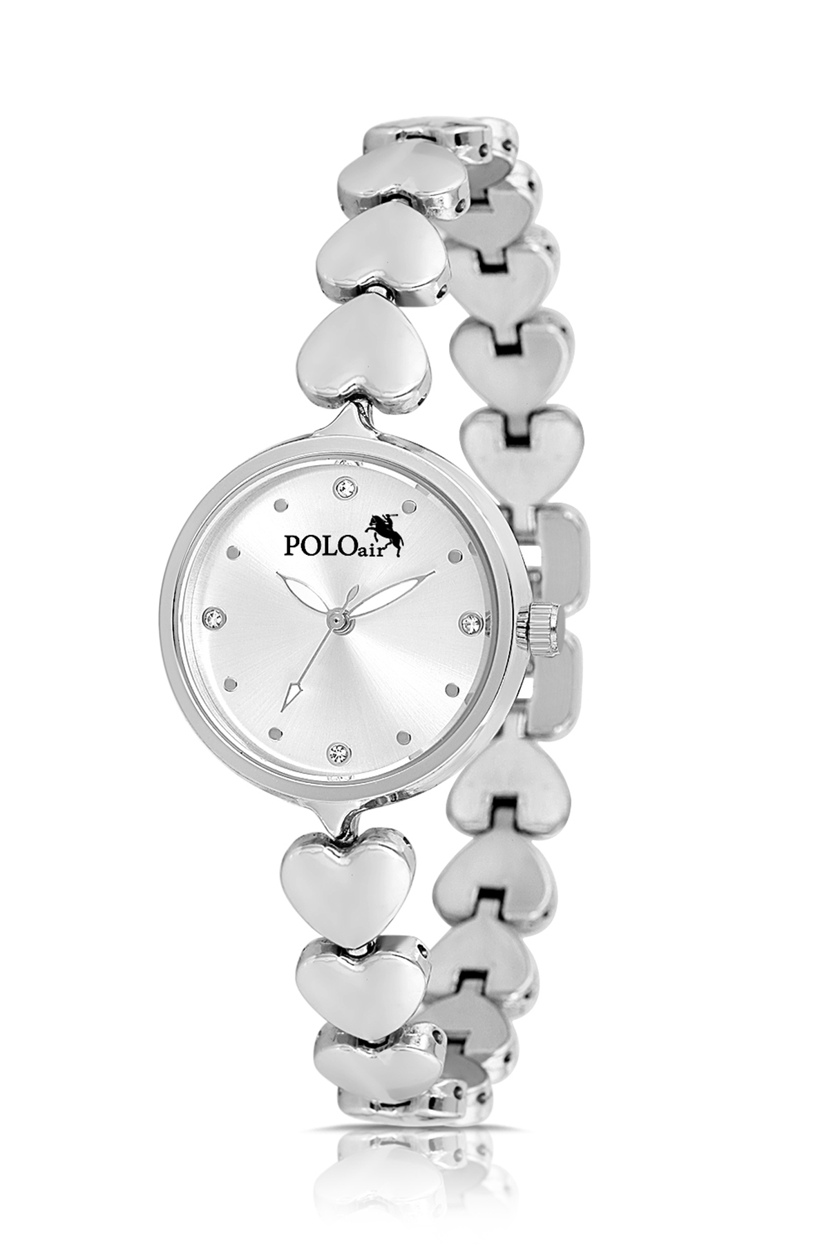 Kalp Kordon Kadın Kol Saati Gümüş Renk Pl-1556B2X Gümüş Pl-1556B2X
