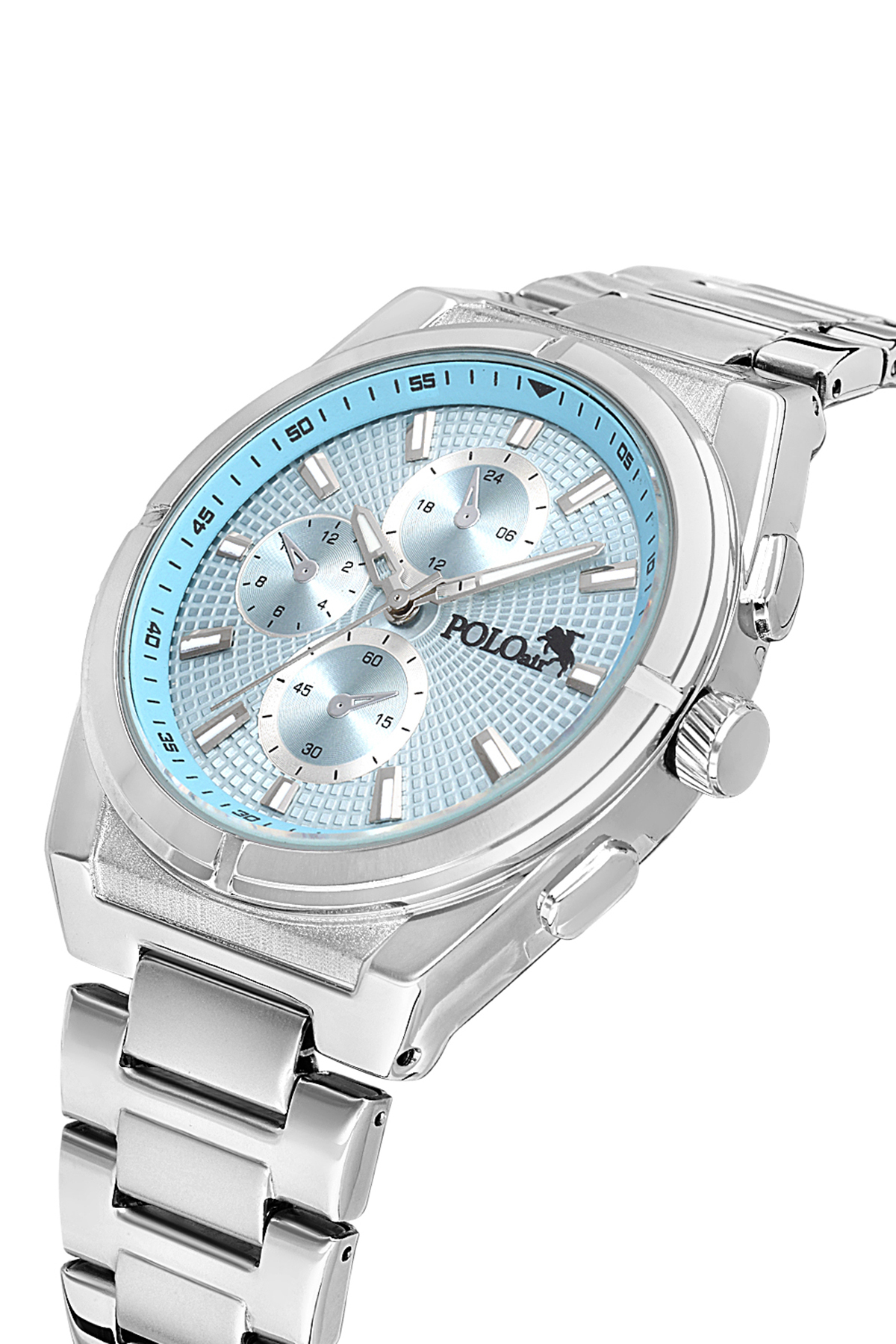 Klasik Erkek Kol Saati Gümüş Mavi Renk Pl-7028E5X Mavi Pl-7028E5X