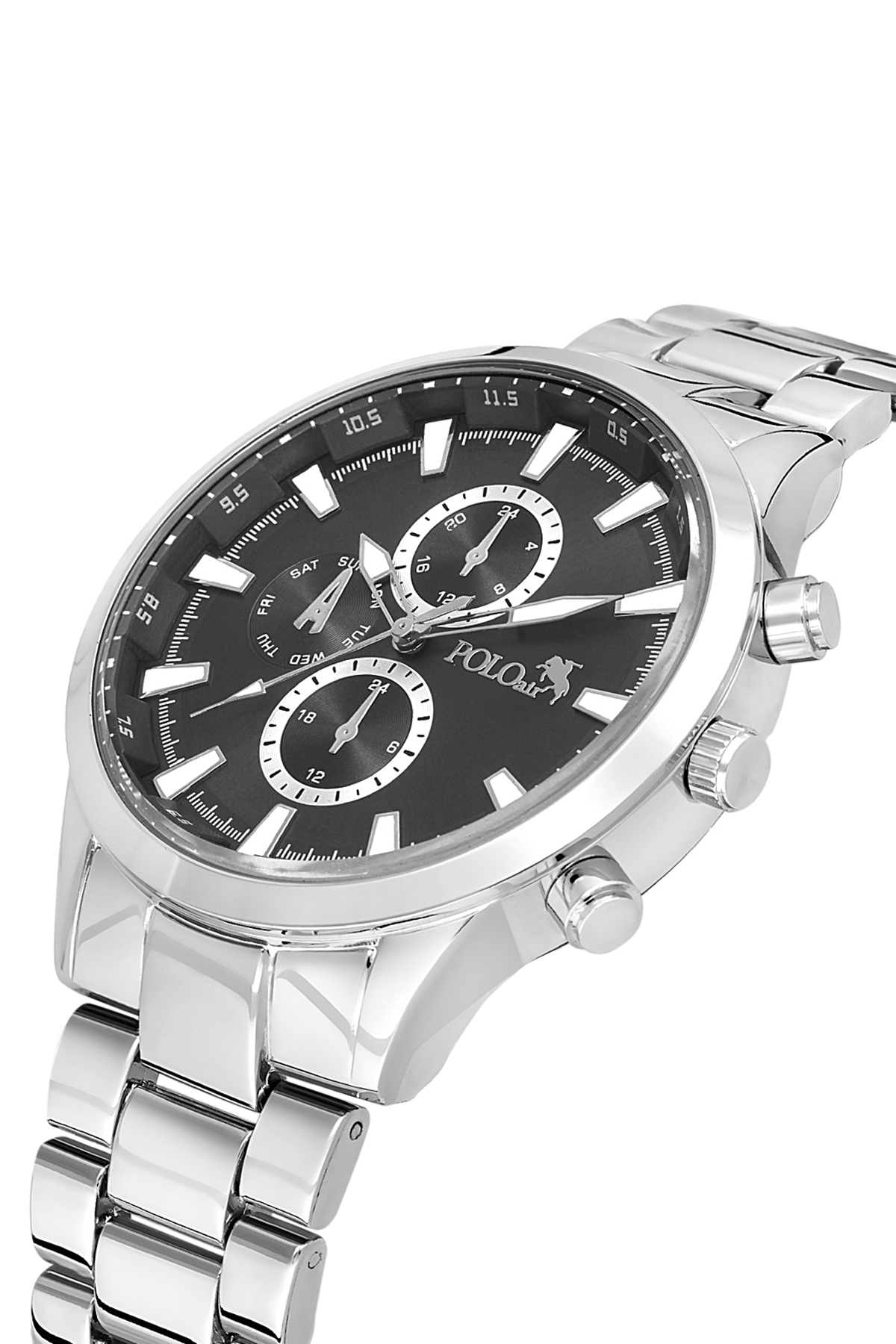 Klasik Erkek Kol Saati Gümüş Siyah Renk Pl-7032E4X Siyah Pl-7032E4X