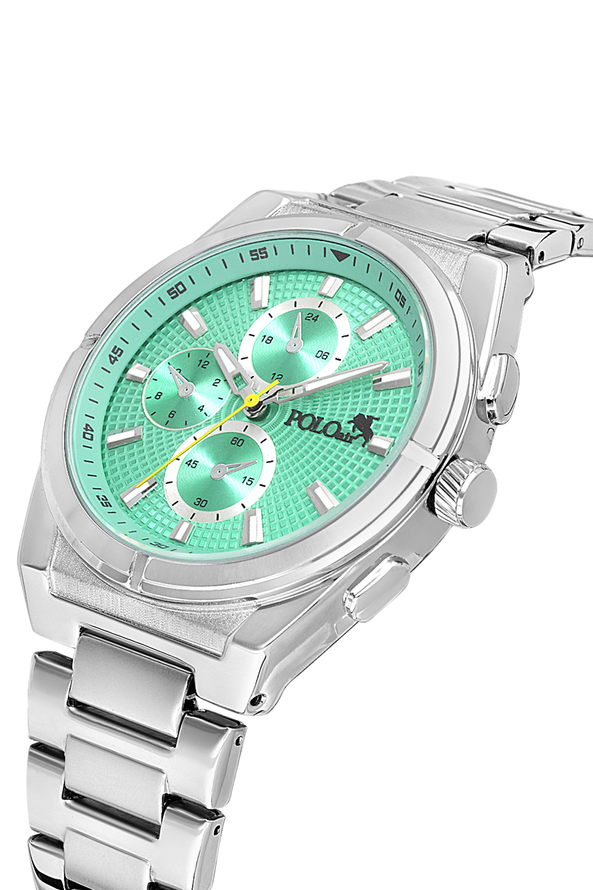 Klasik Erkek Kol Saati Gümüş Su Yeşili Renk Pl-7028E3X Su Yeşili - Gümüş Pl-7028E3X