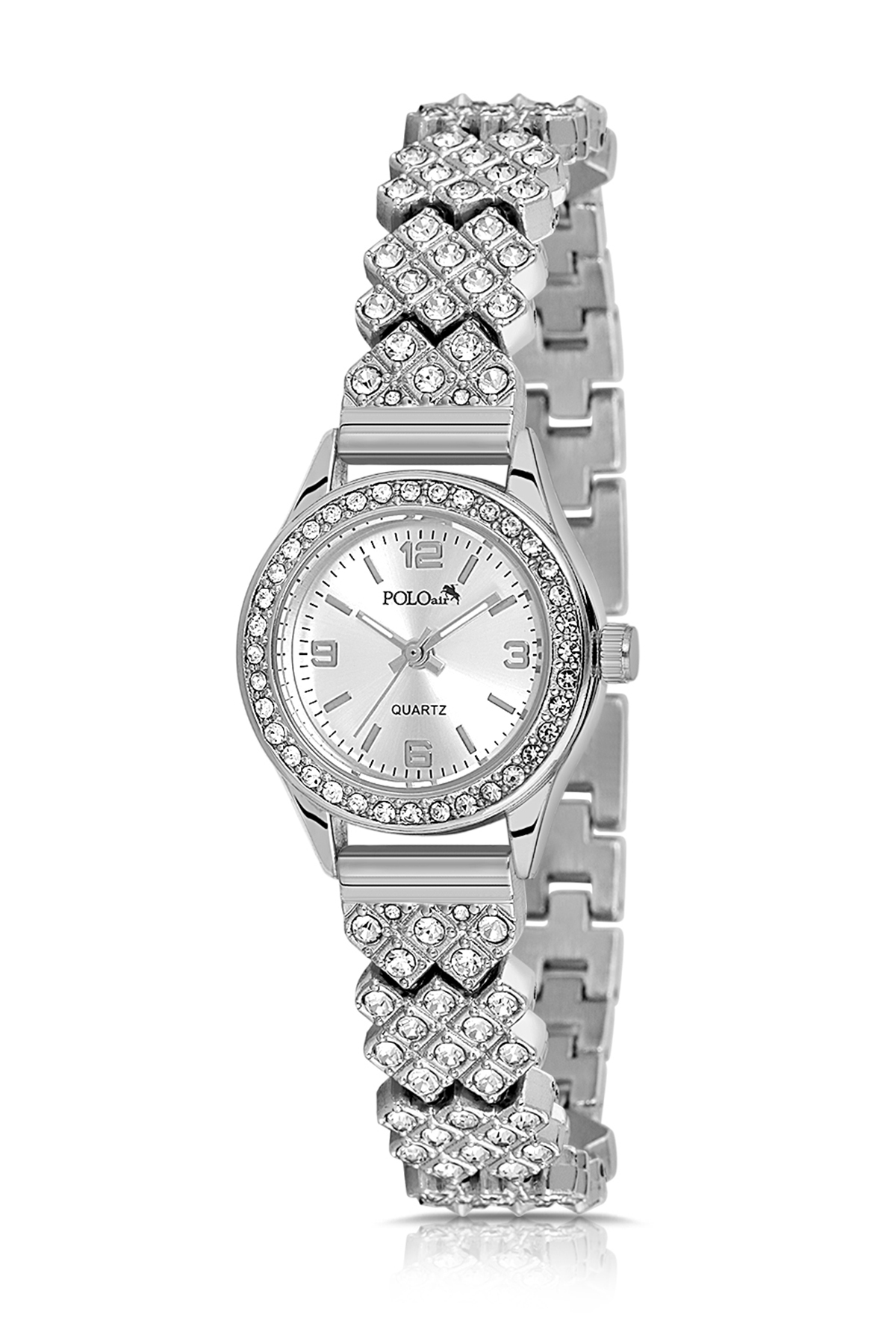 Lüx Taşlı Kadın Kol Saati Gümüş Renk Pl-1586B2X Gümüş Pl-1586B2X