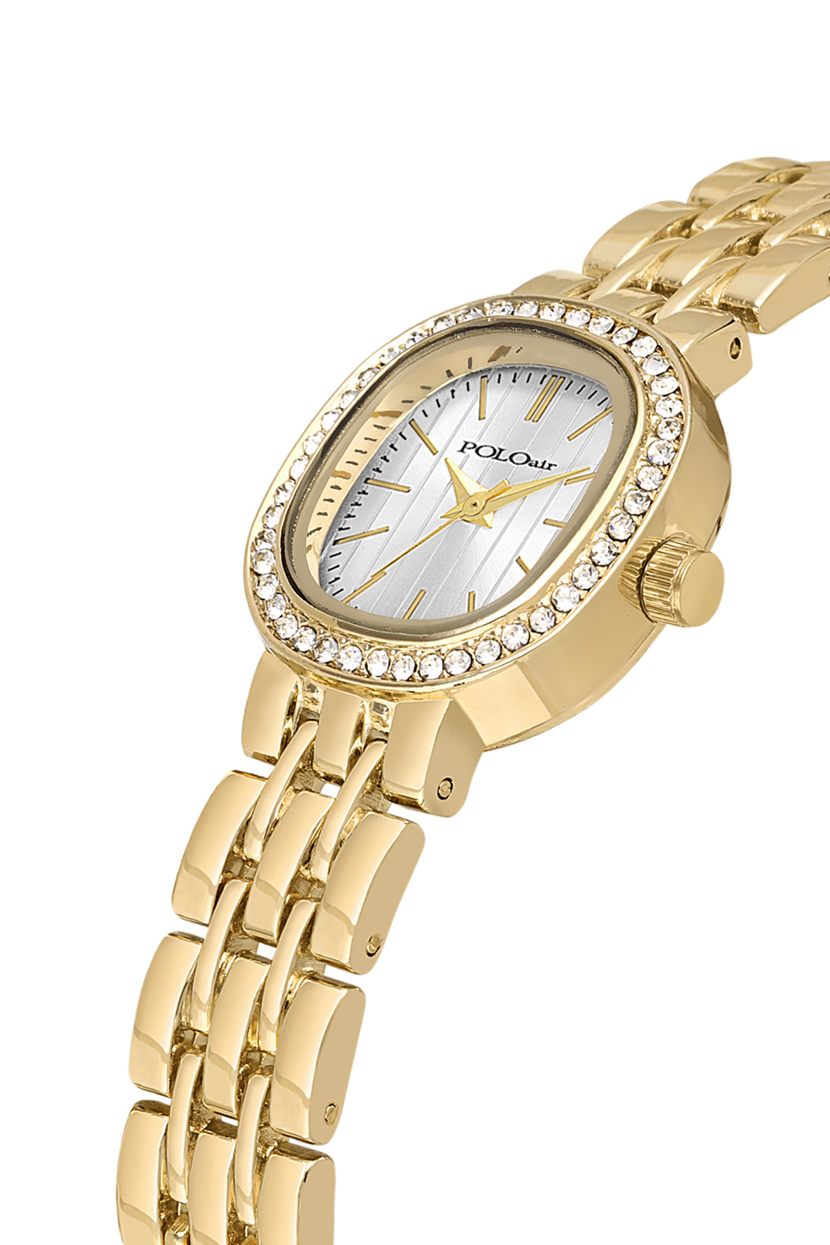 Lüx Taşlı Kadın Kol Saati Xoxo Bileklik Gold Renk Pl-1573B1 Altın Pl-1573B1