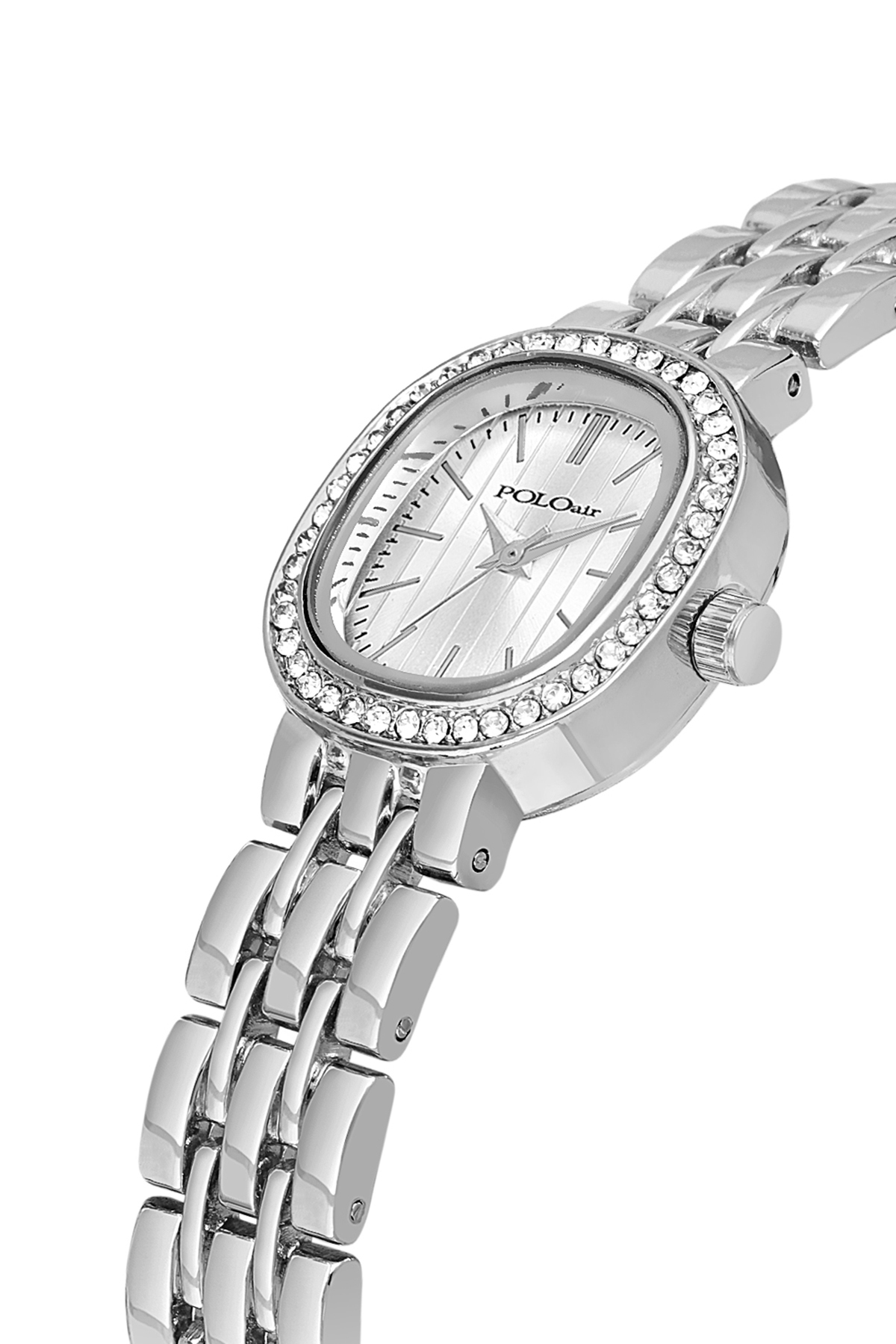 Lüx Taşlı Kadın Kol Saati Xoxo Bileklik Gümüş Renk Pl-1573B2 Gümüş Pl-1573B2