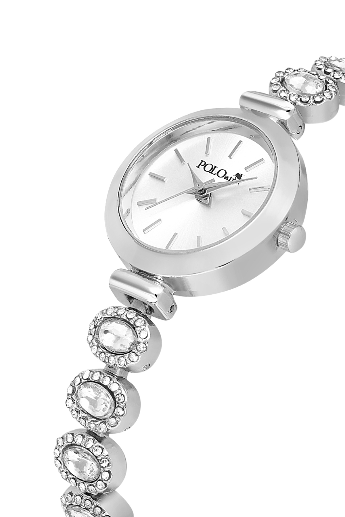 Lüx Taşlı Kordon Kadın Kol Saati Gümüş Renk Pl-1574B2X Gümüş Pl-1574B2X